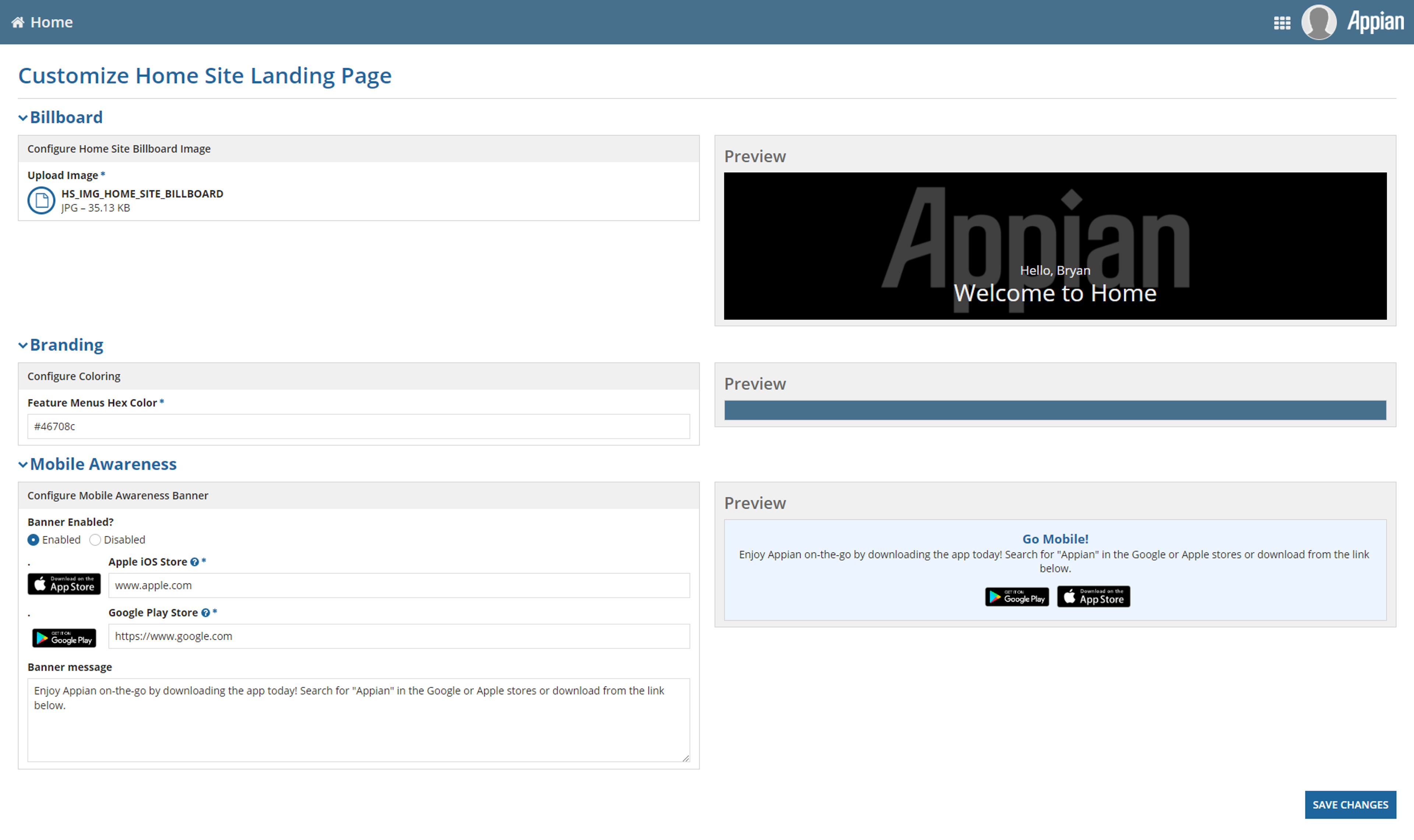 Home Site screenshot 3
