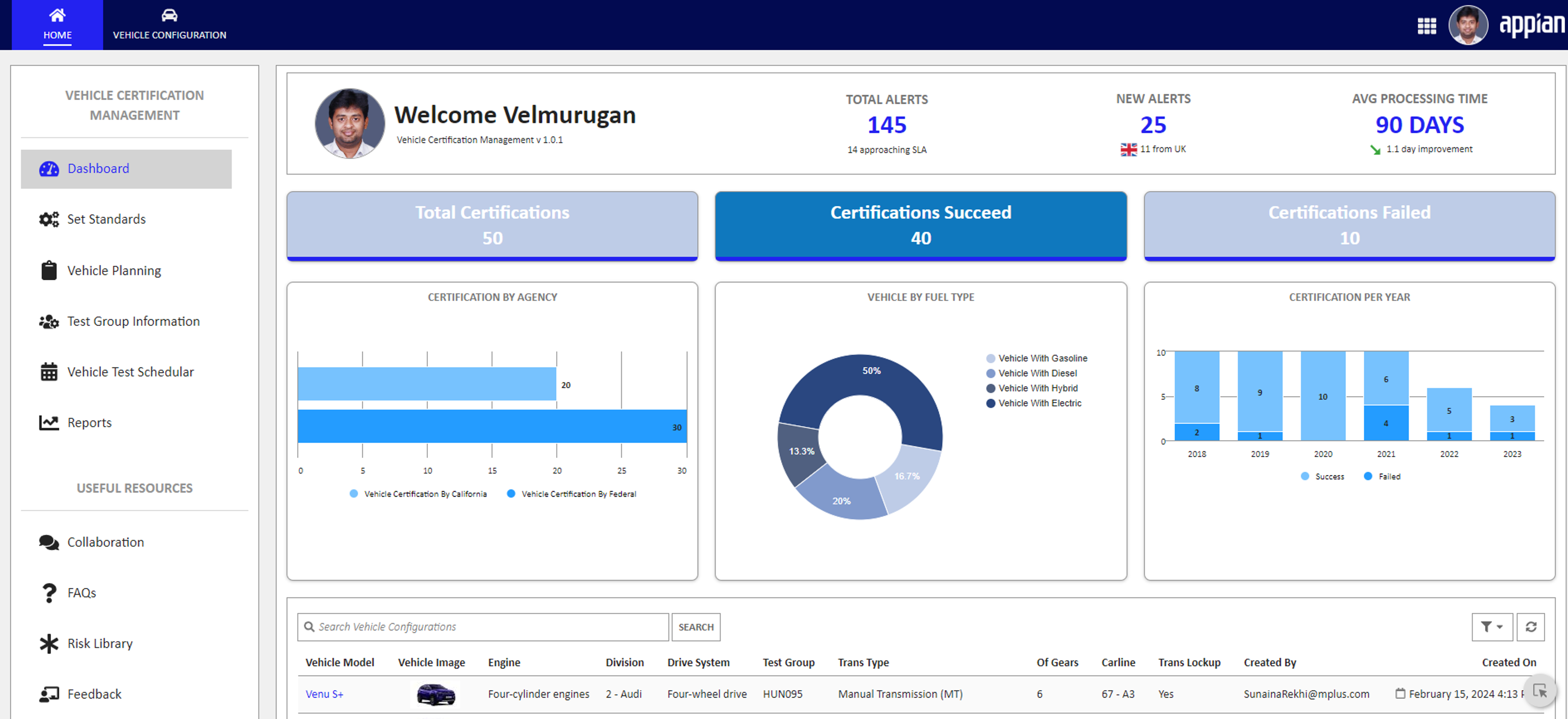 Maantics Intelligent Vehicle Certification Management  screenshot 4