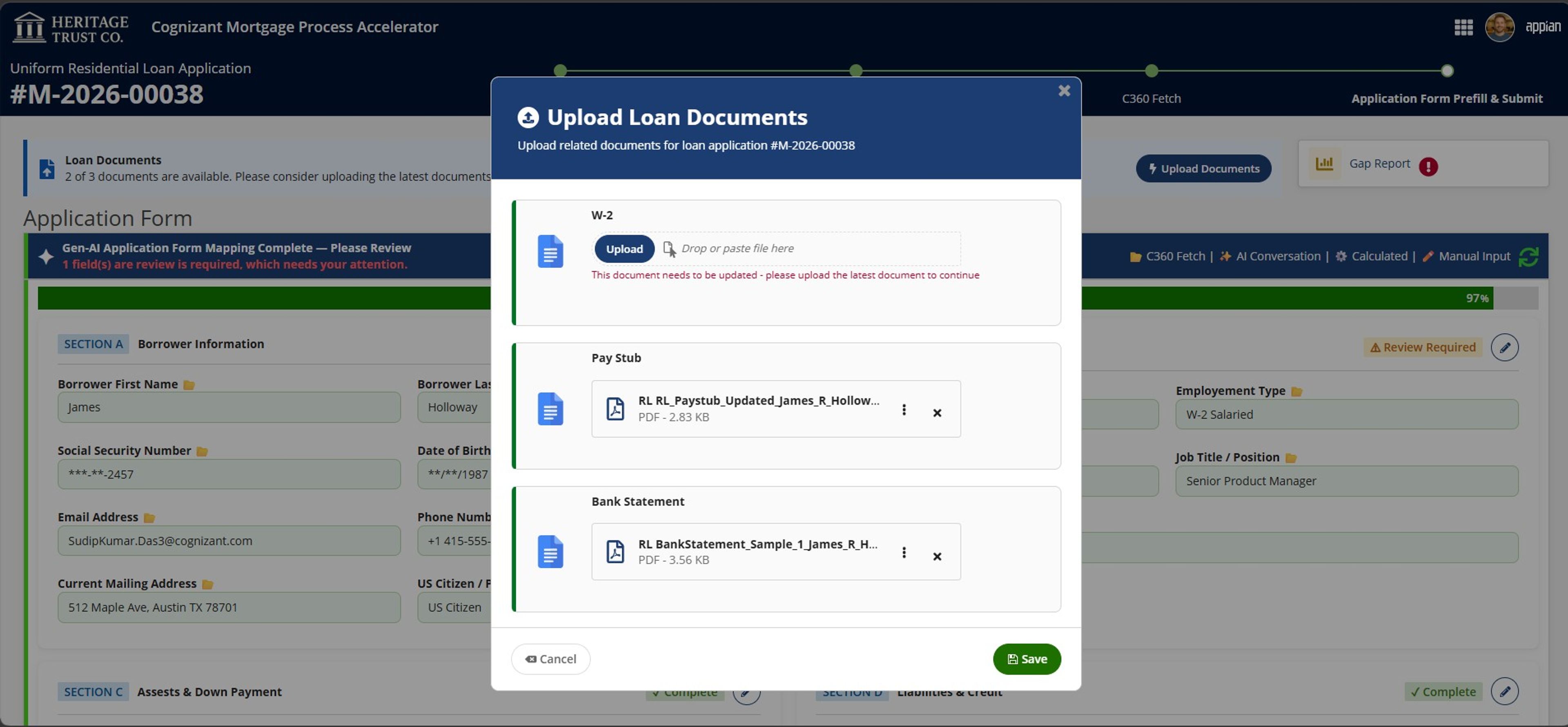 Mortgage Process Accelerator screenshot 4