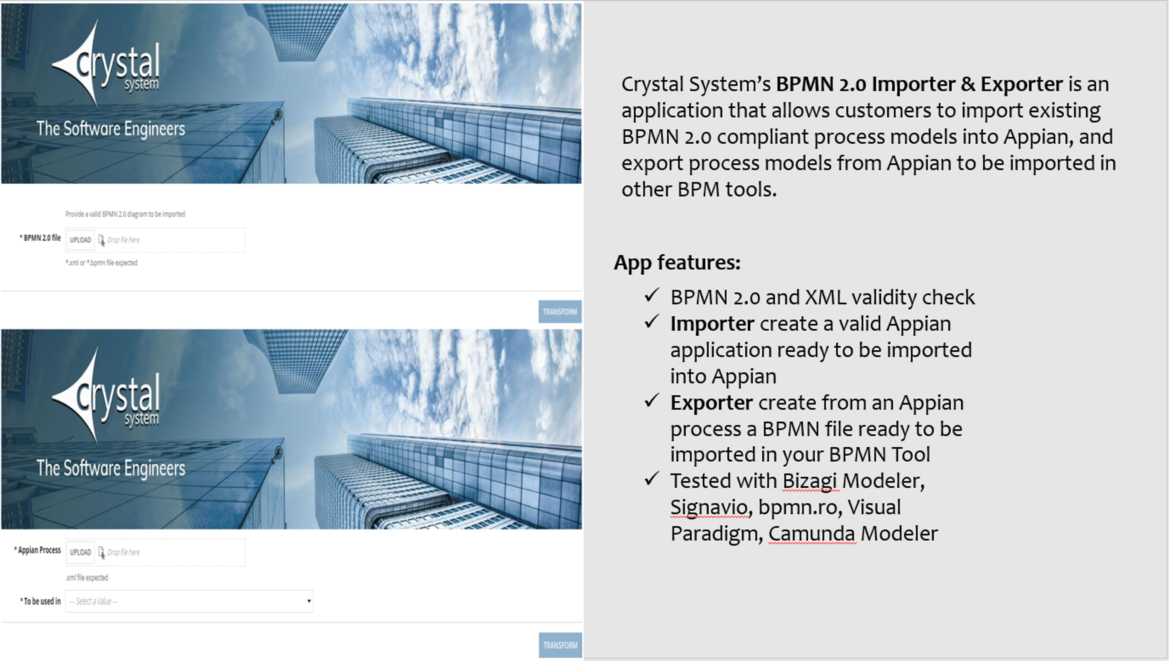 Appian BPMN 2.0 Importer/Exporter screenshot 1
