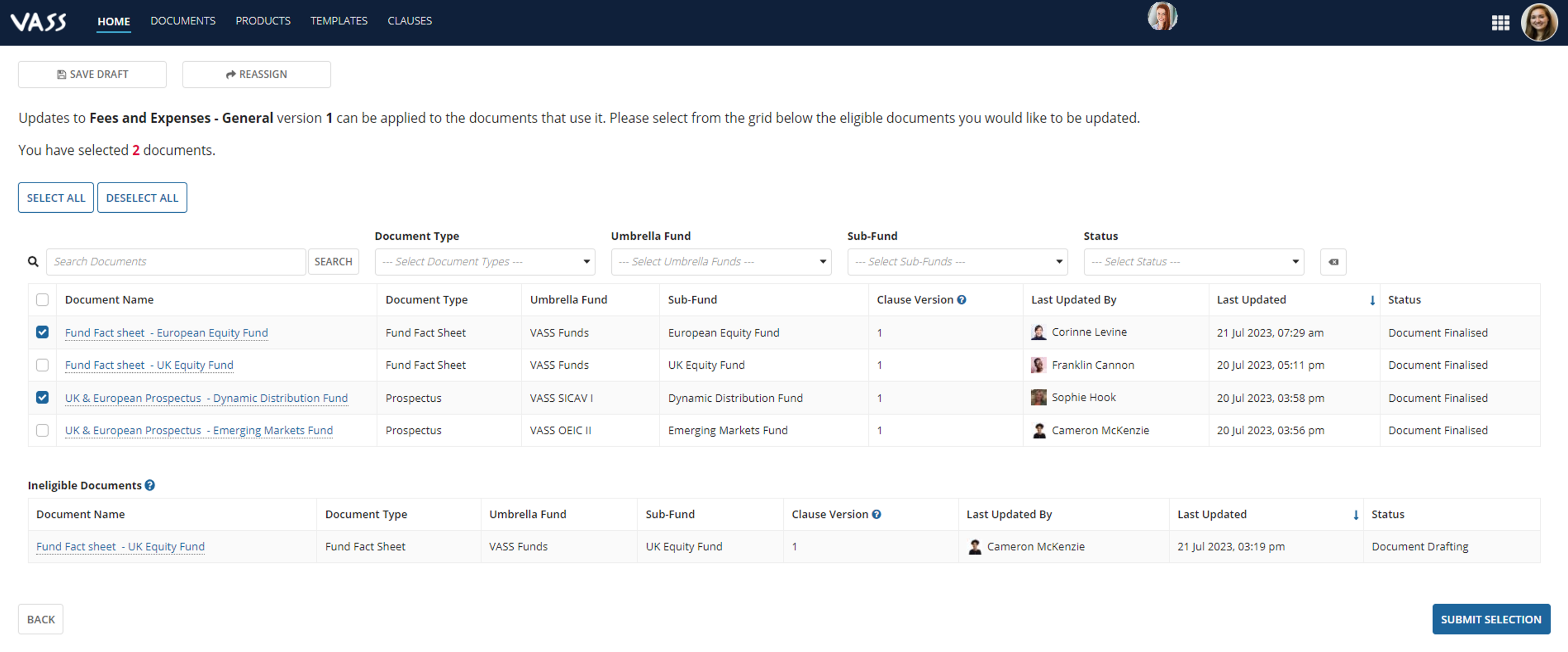 Fund Document Automation (FDA) screenshot 5