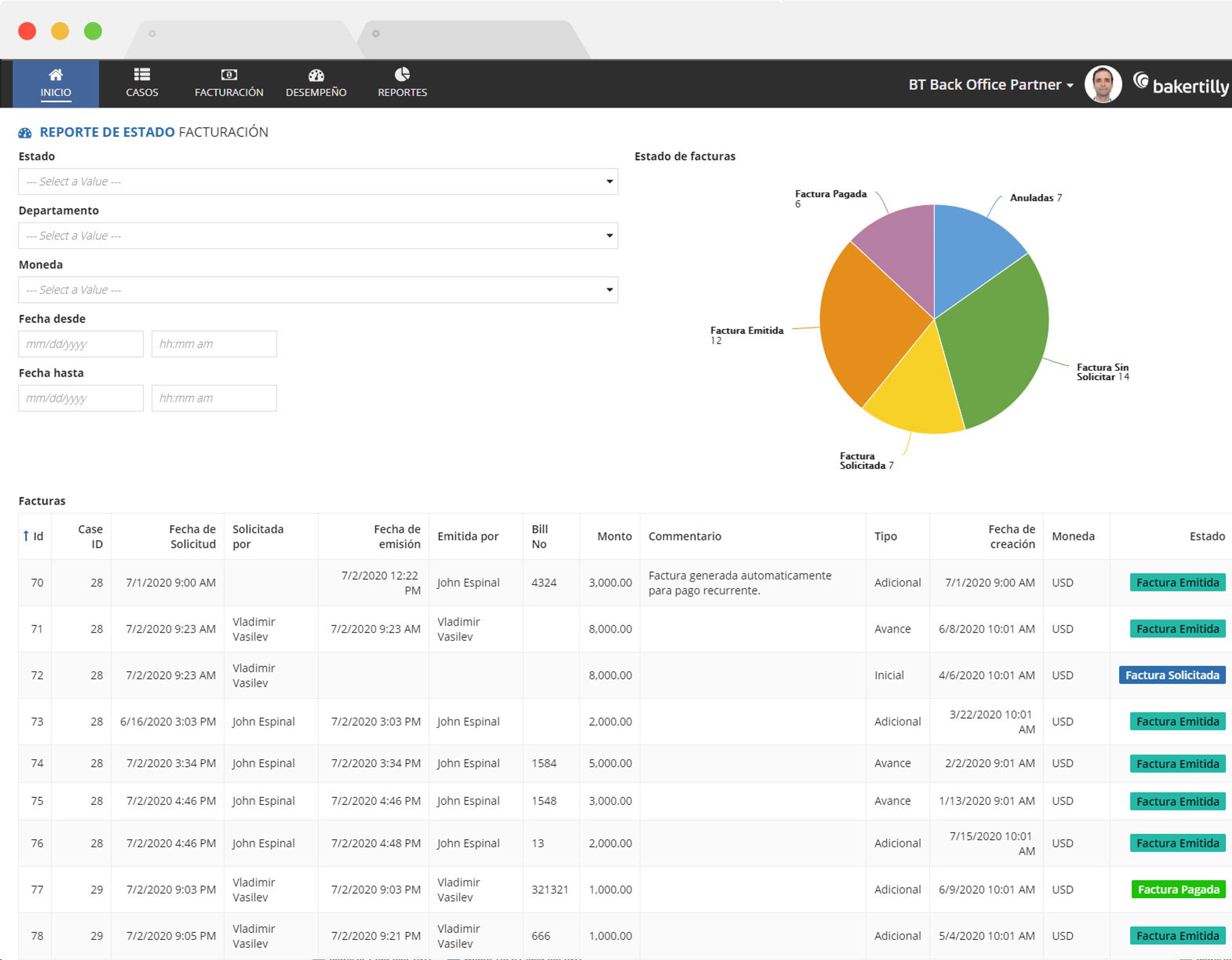Baker Tilly Back Office Application screenshot 5