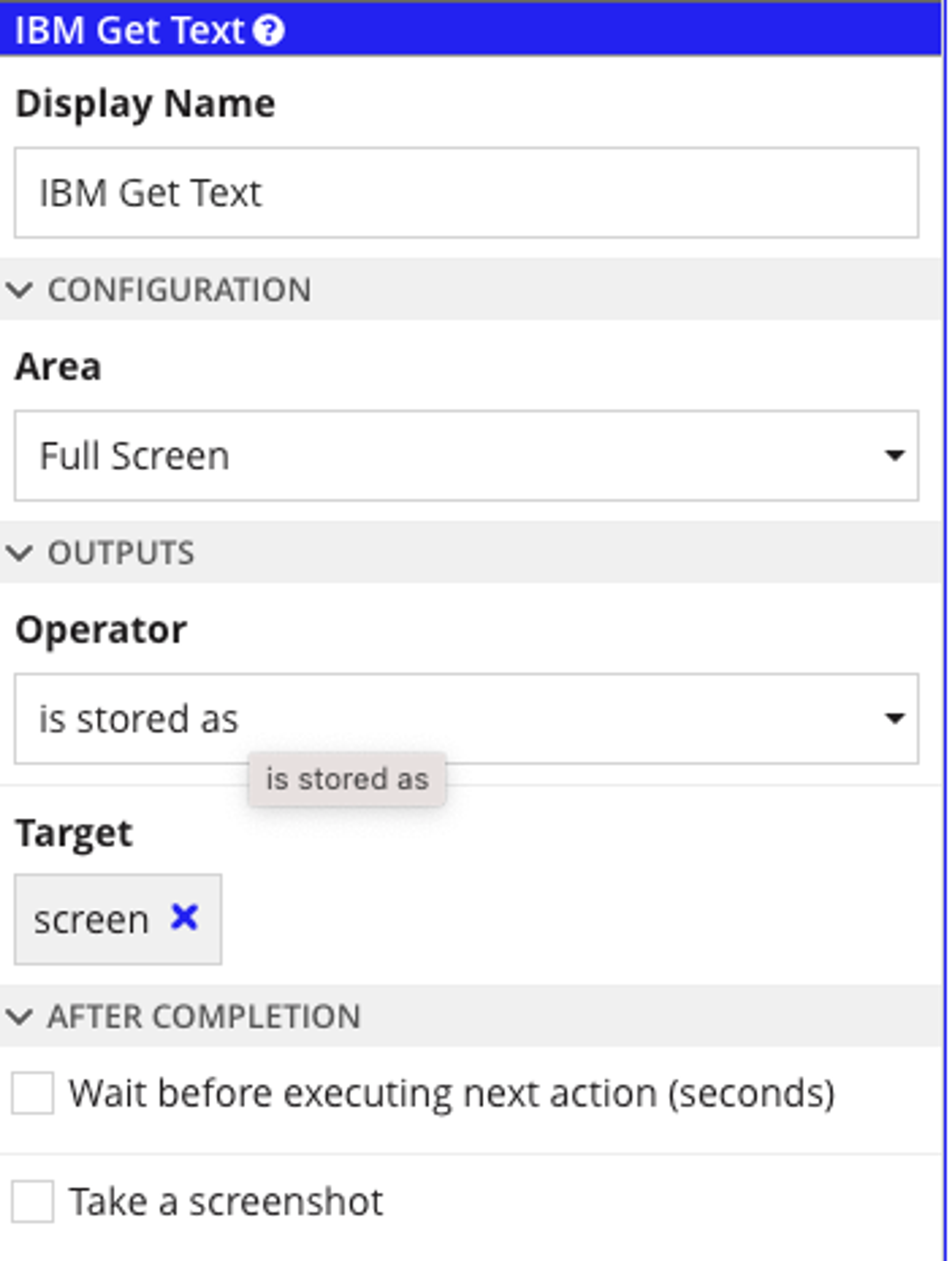 IBM 3270 Workflow Library for Appian RPA screenshot 6