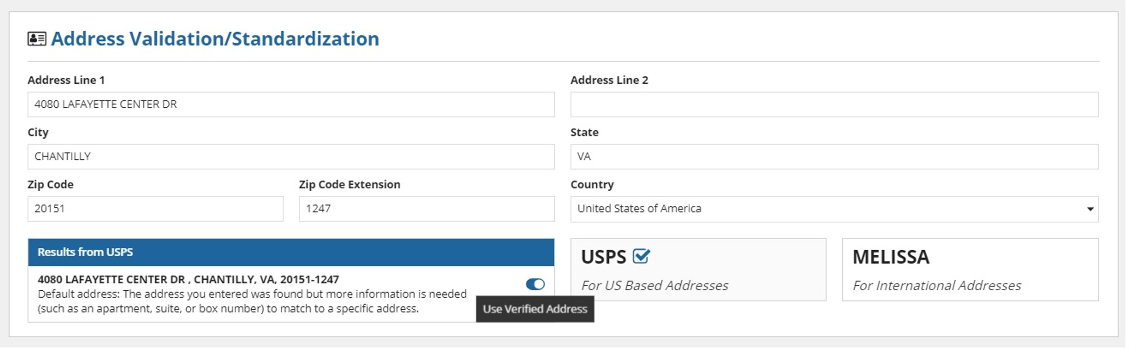 Address Validation and Standardization Utility screenshot 6