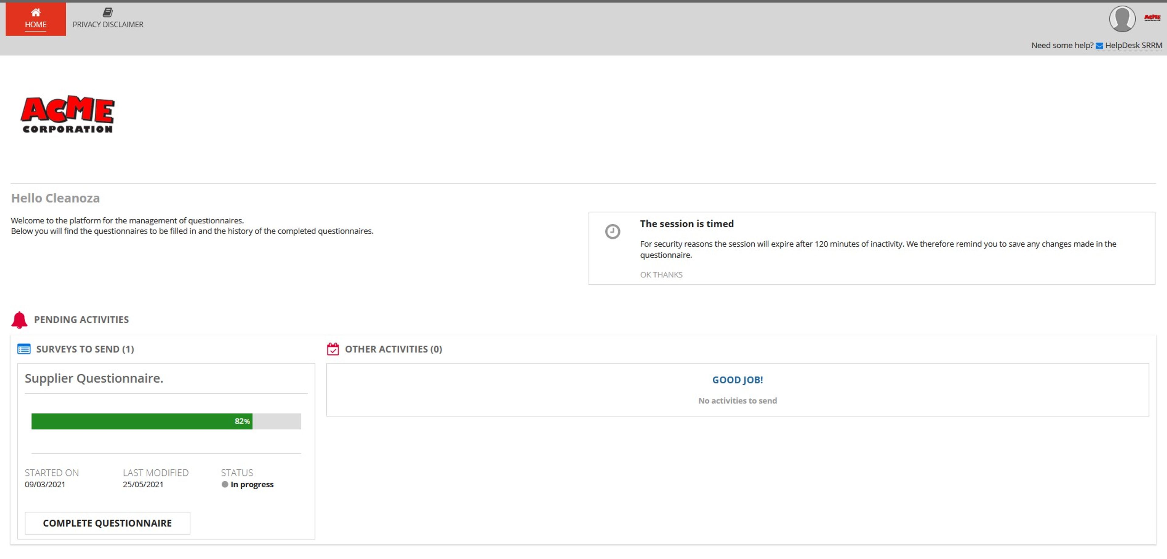 SRRM - Supplier Reputation Risk Management screenshot 3