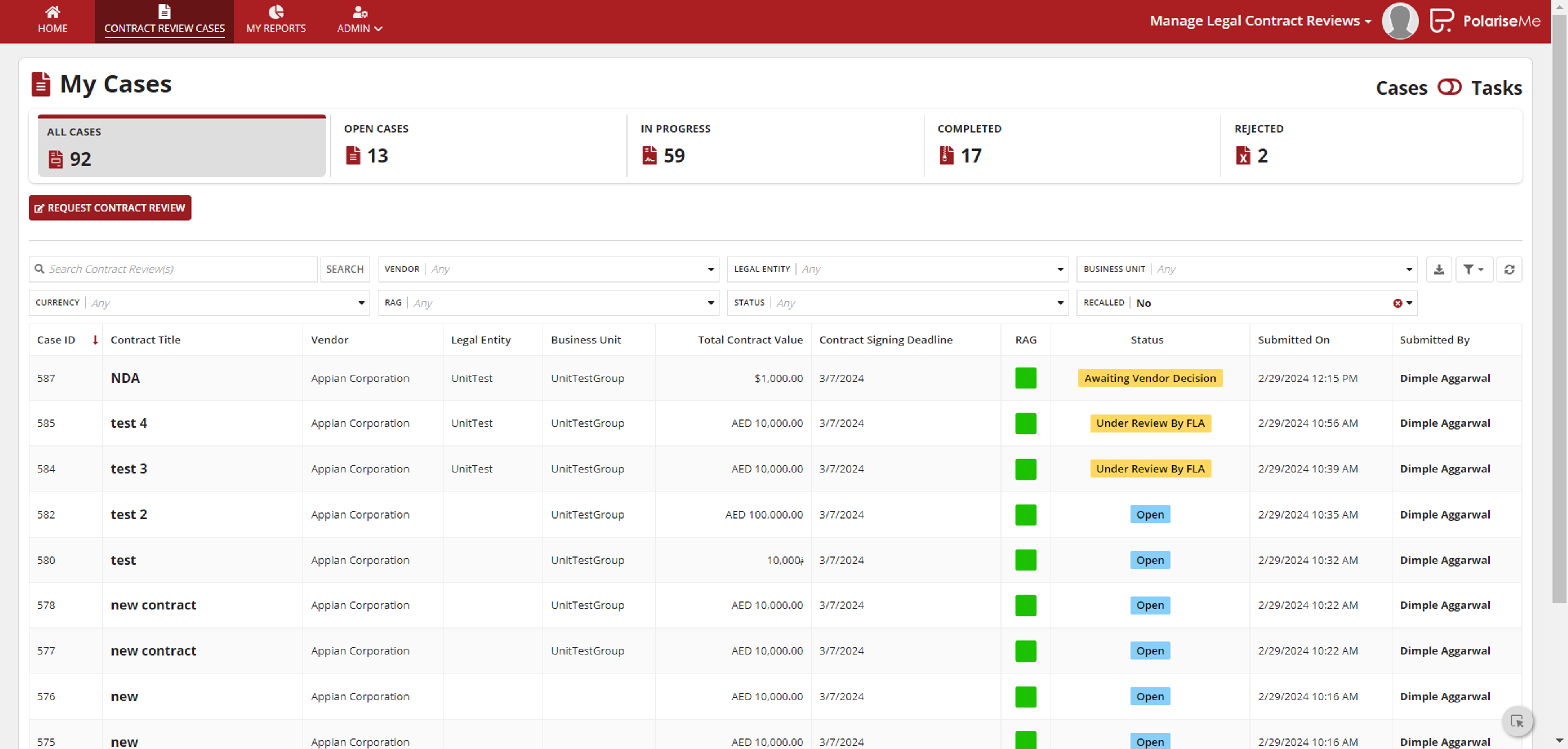 Legal Contract Review screenshot 2