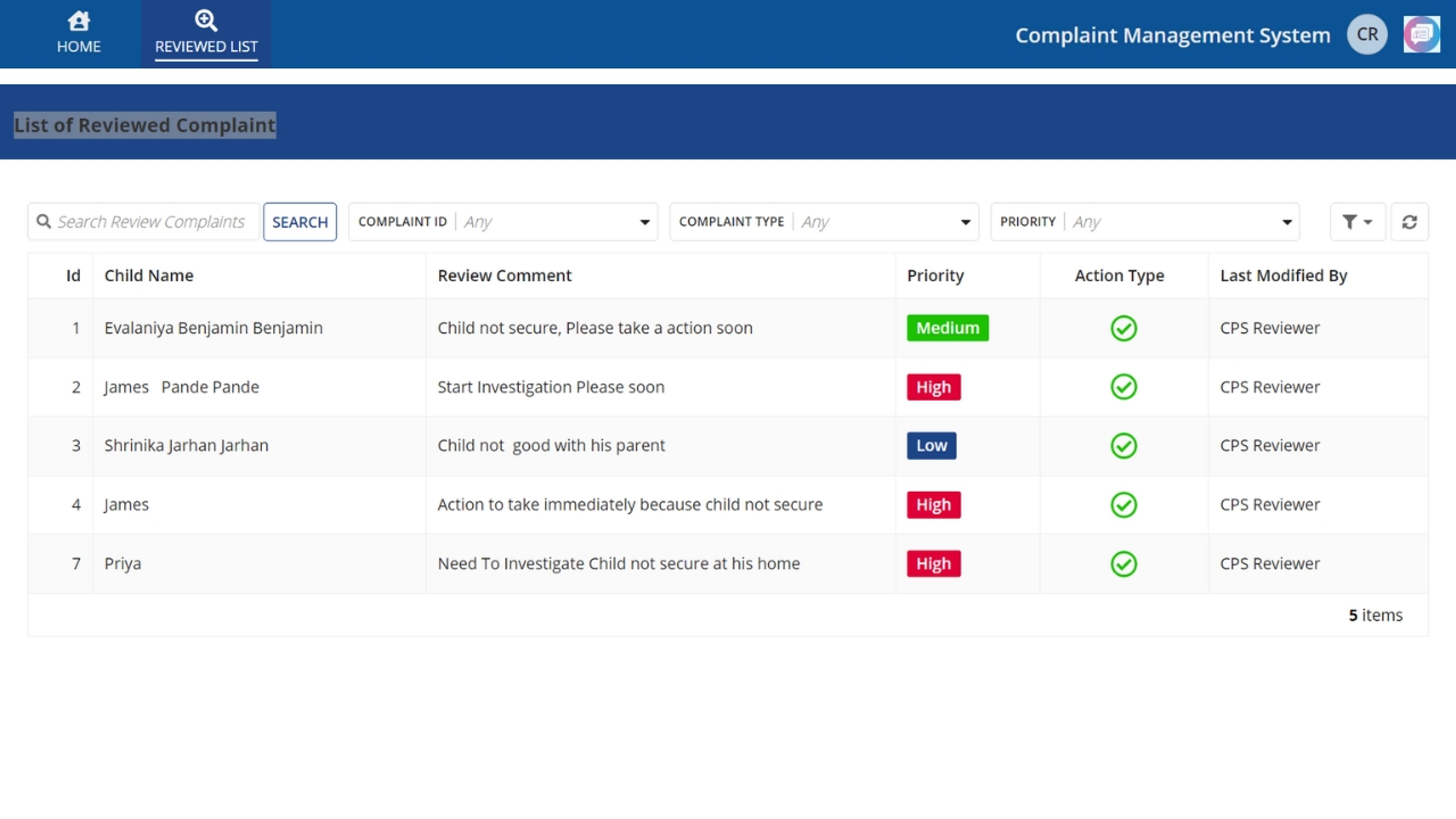 Complaint Management System screenshot 7