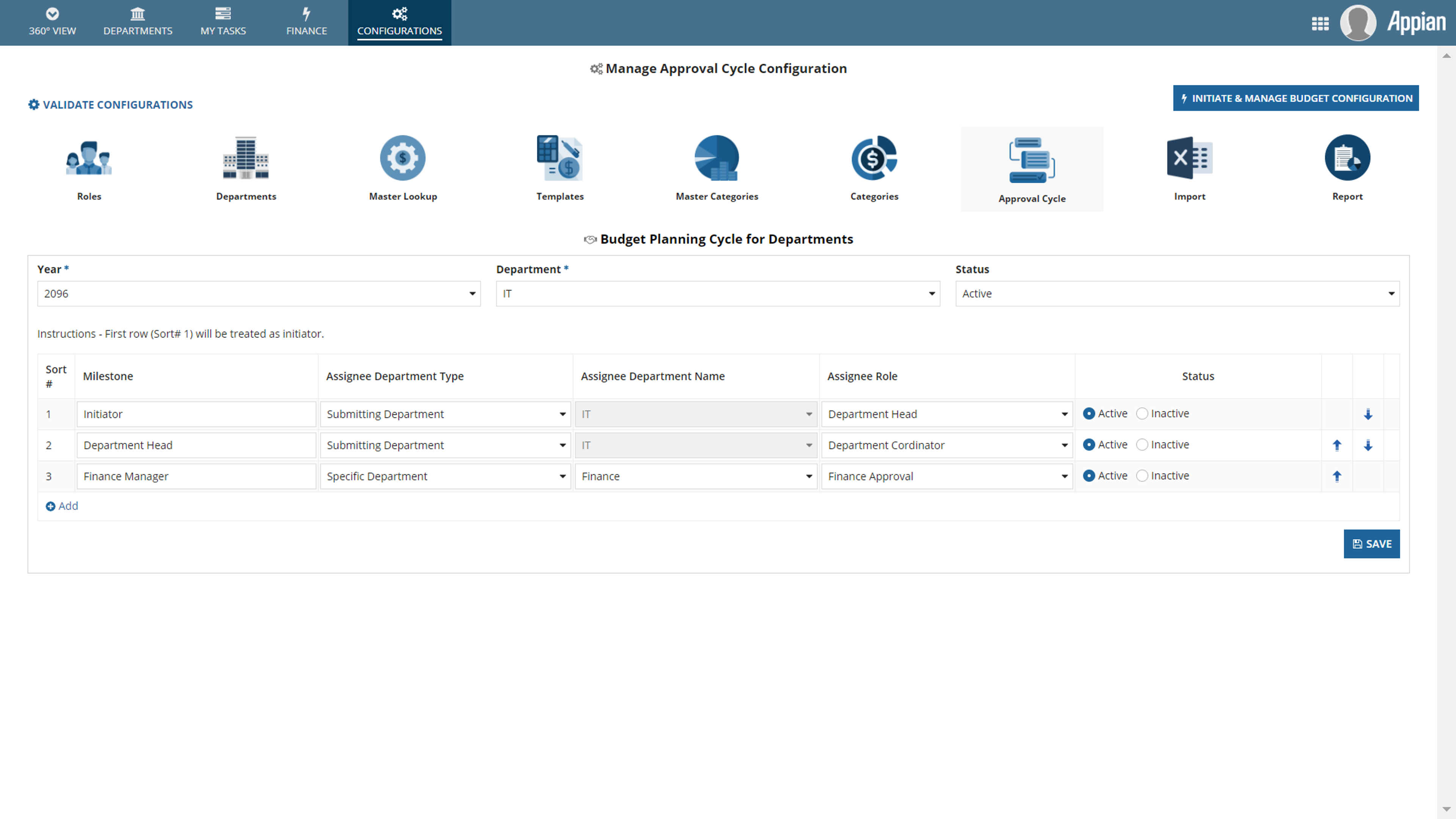 Intelligent Budgeting Framework screenshot 5
