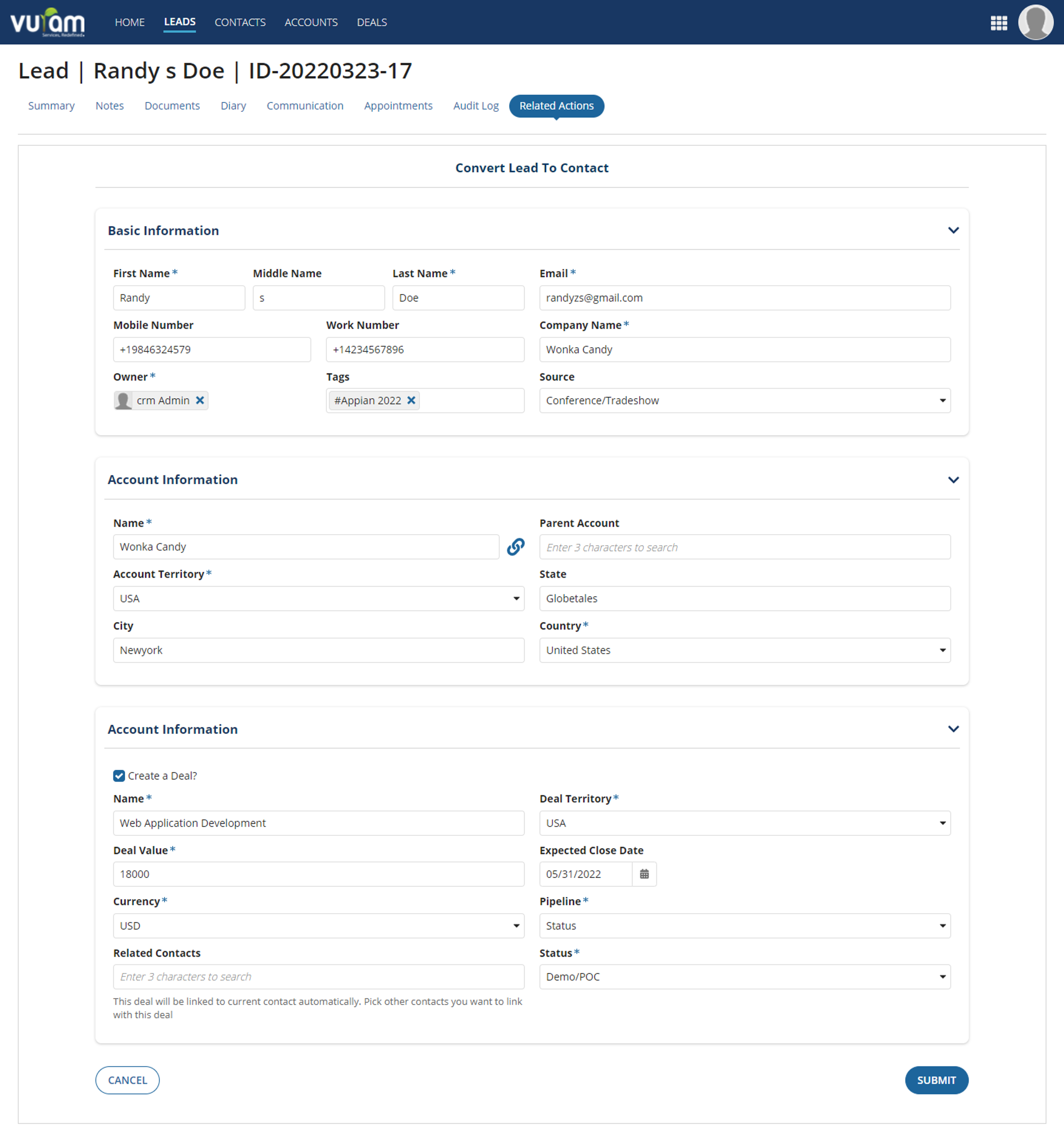Sales ConneXions CRM screenshot 4