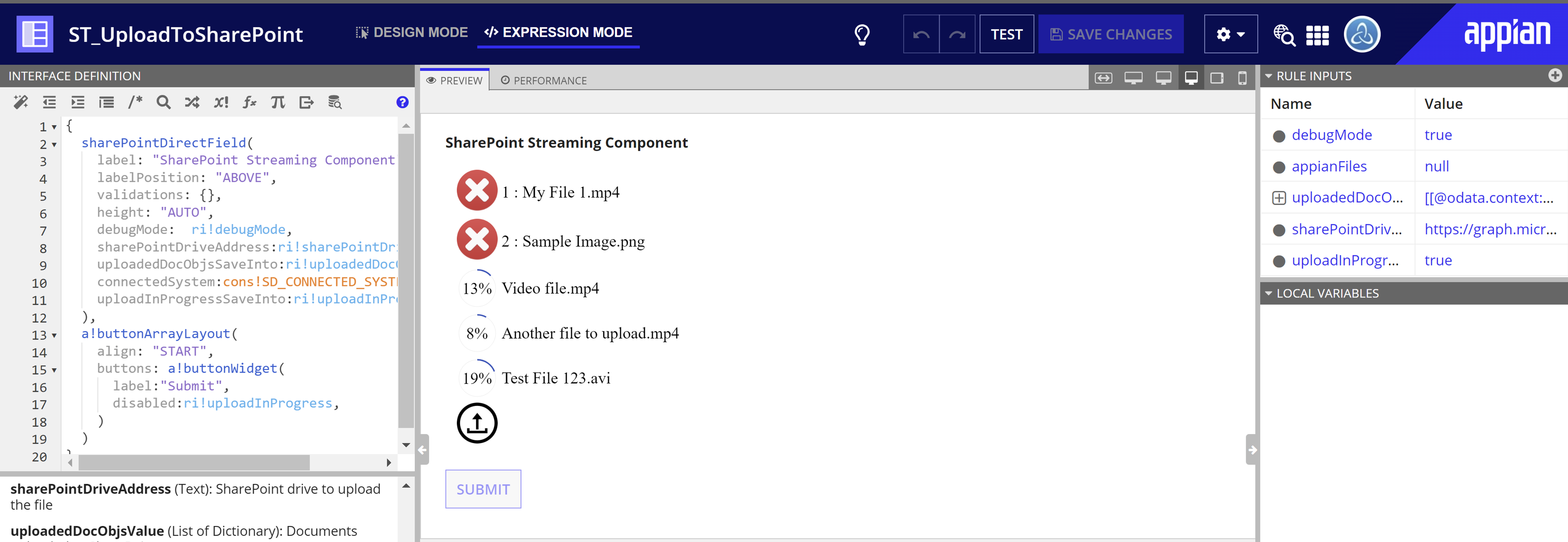 SharePoint Component Plug-in screenshot 3