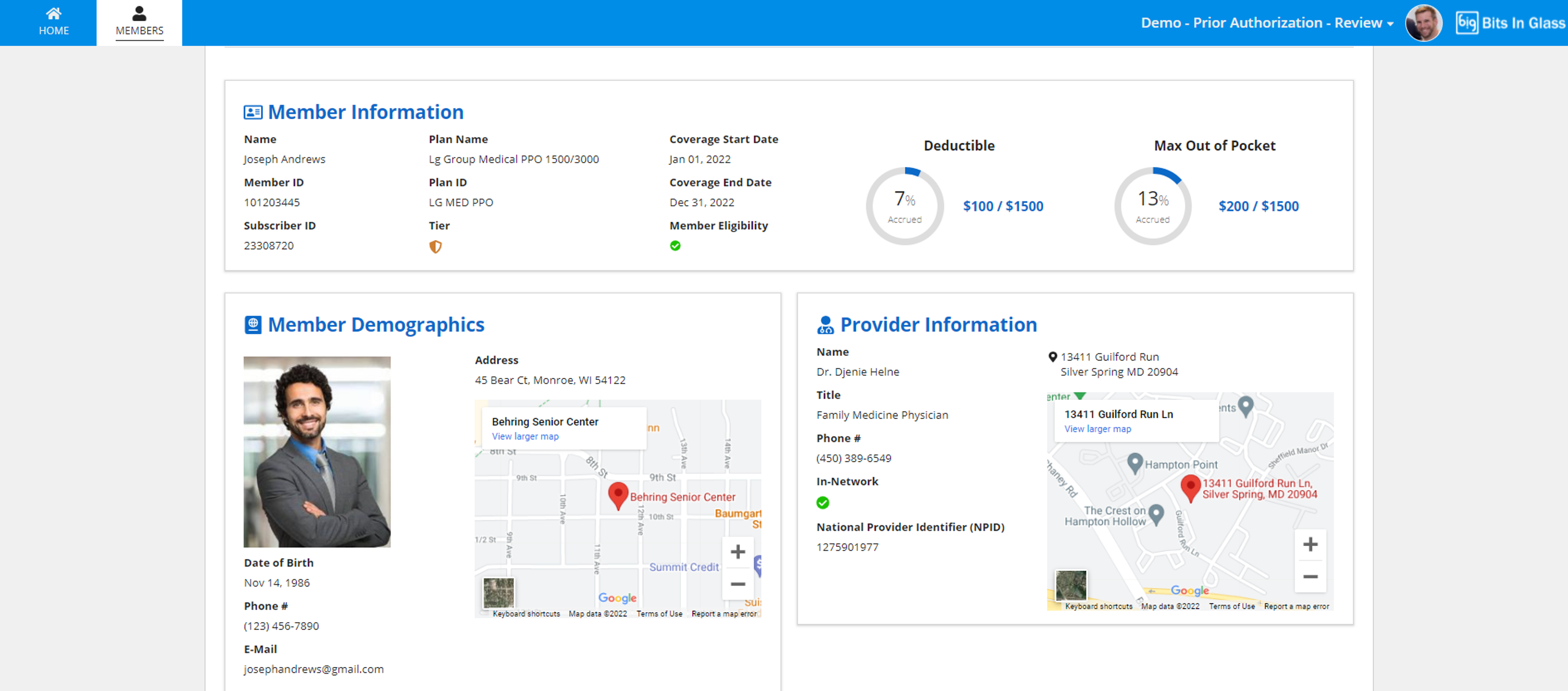 Prior Authorization Review screenshot 2