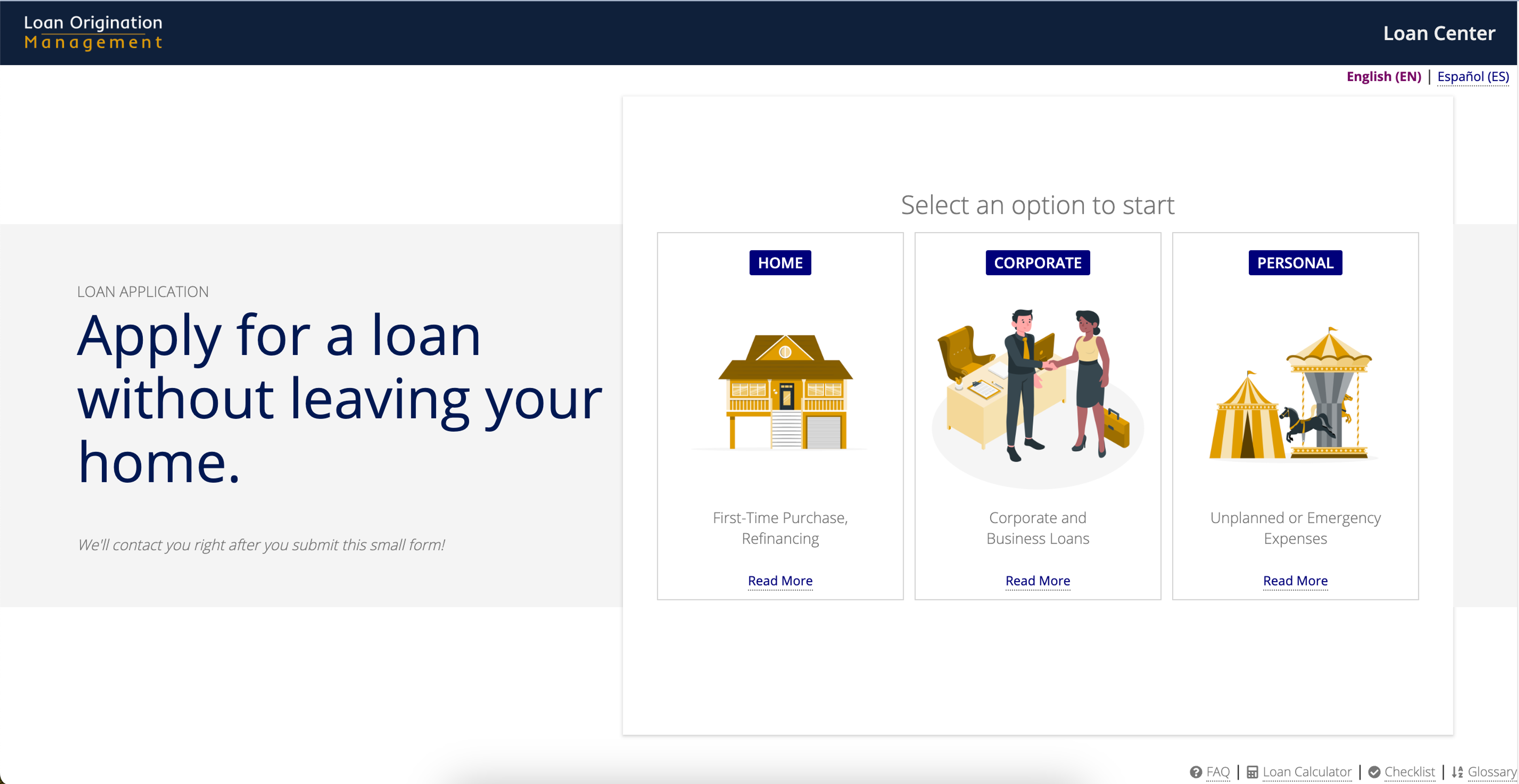 Loan Origination Management screenshot 1