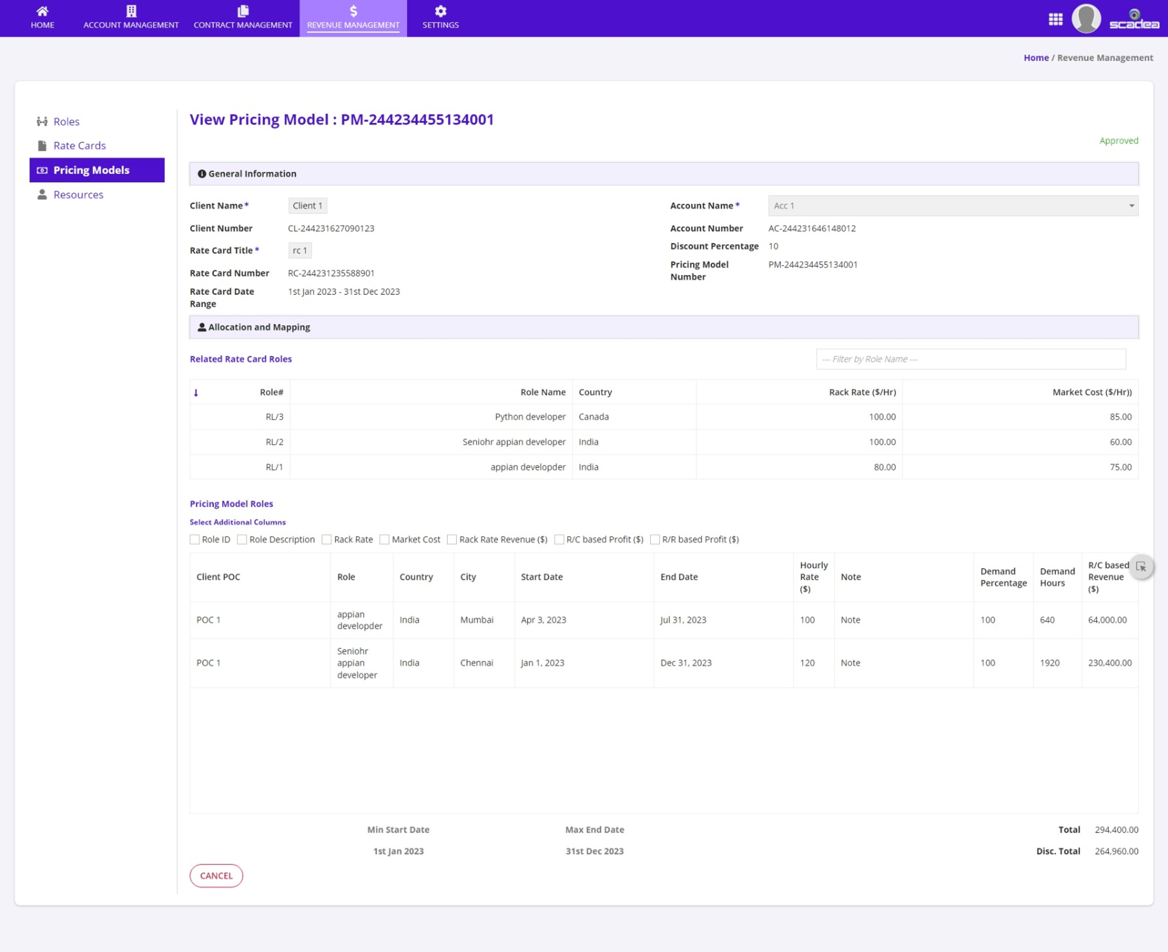 RevX - Contract and Revenue Management System screenshot 10