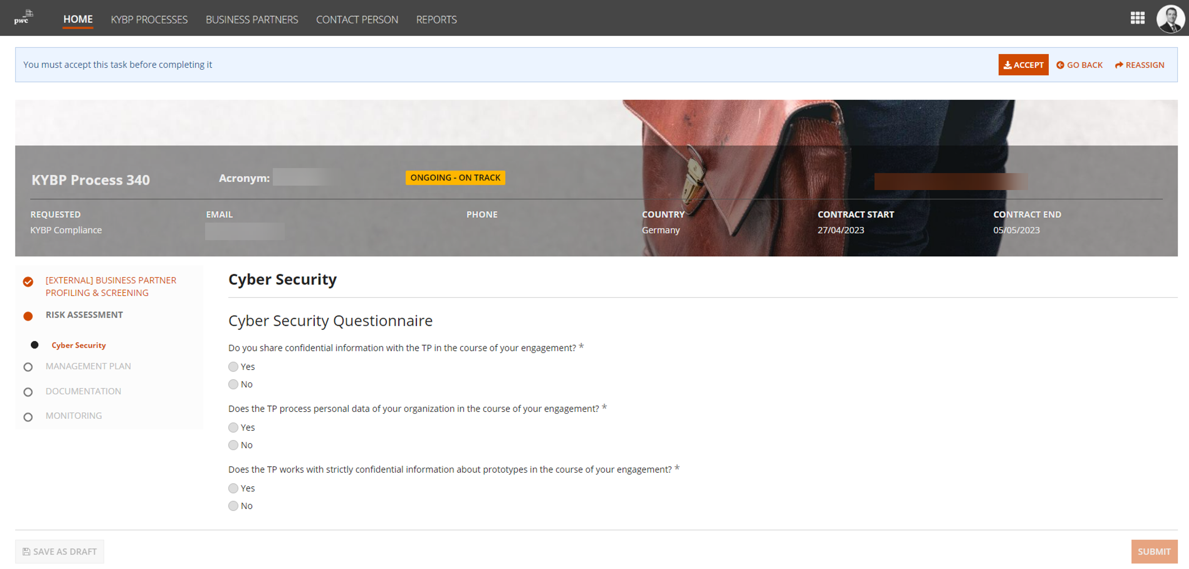 Know Your Business Partner Platform (KYBP) screenshot 4