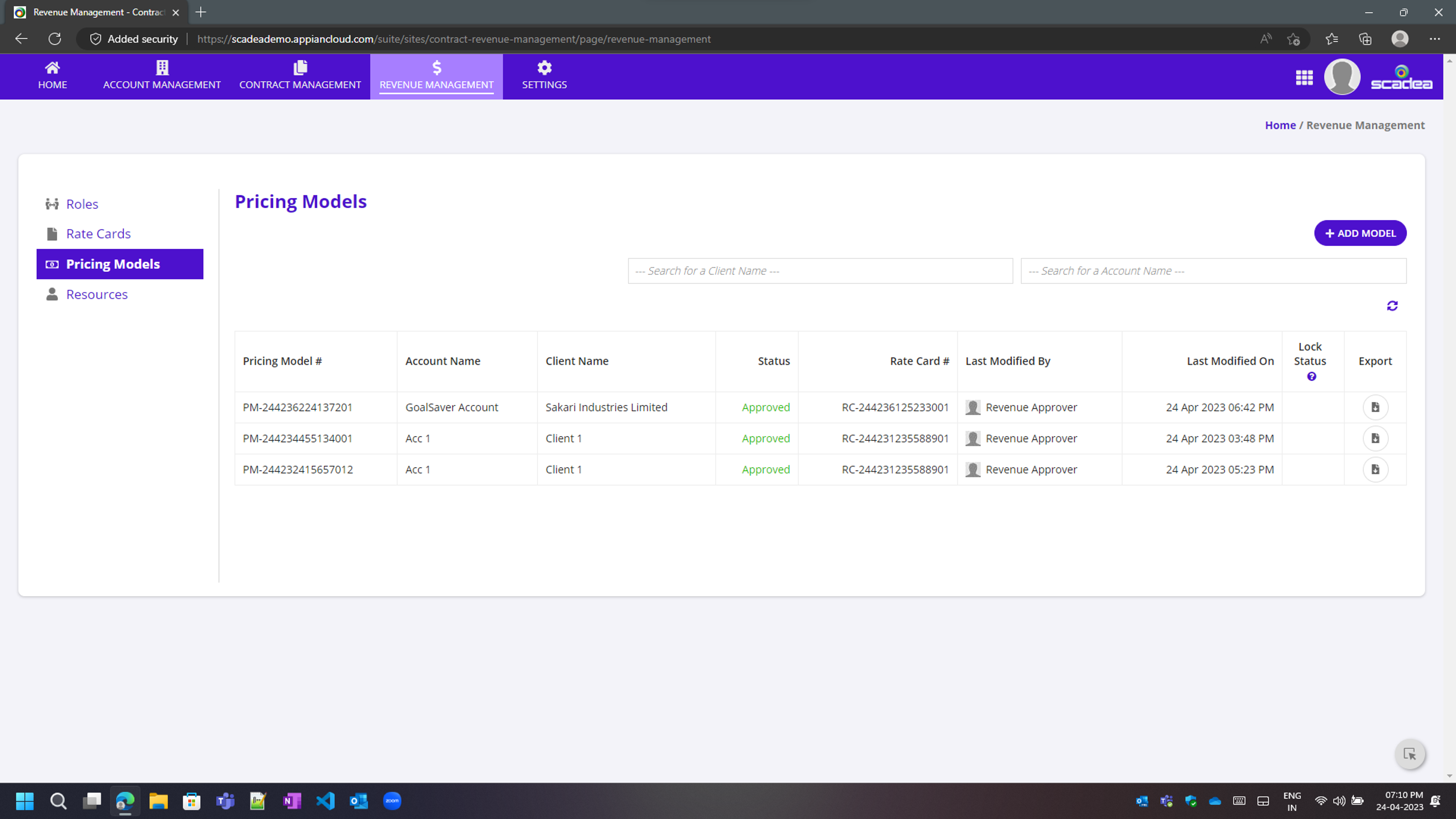 RevX - Contract and Revenue Management System screenshot 11