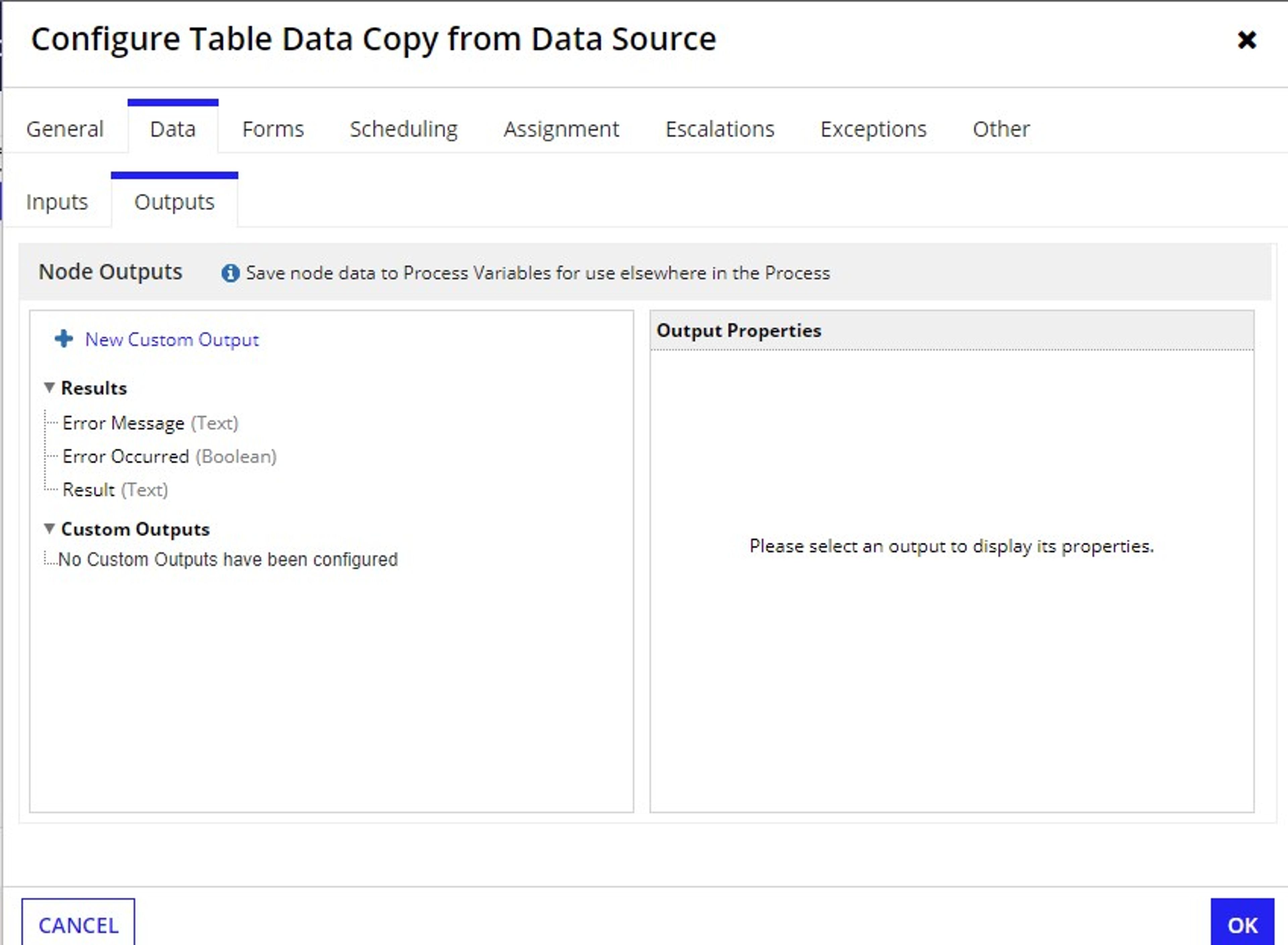 Copy Table Data from Data Source screenshot 3