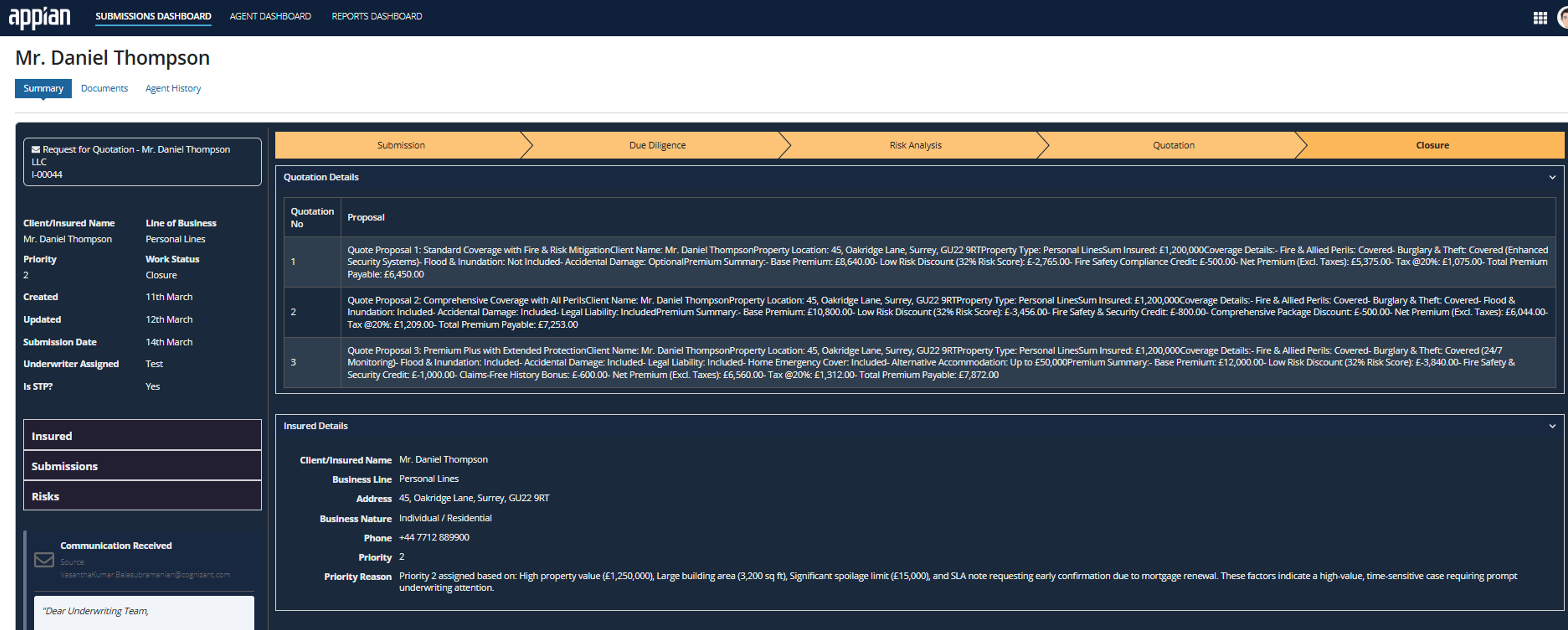 Property and Casualty Underwriting Accelerator  screenshot 2