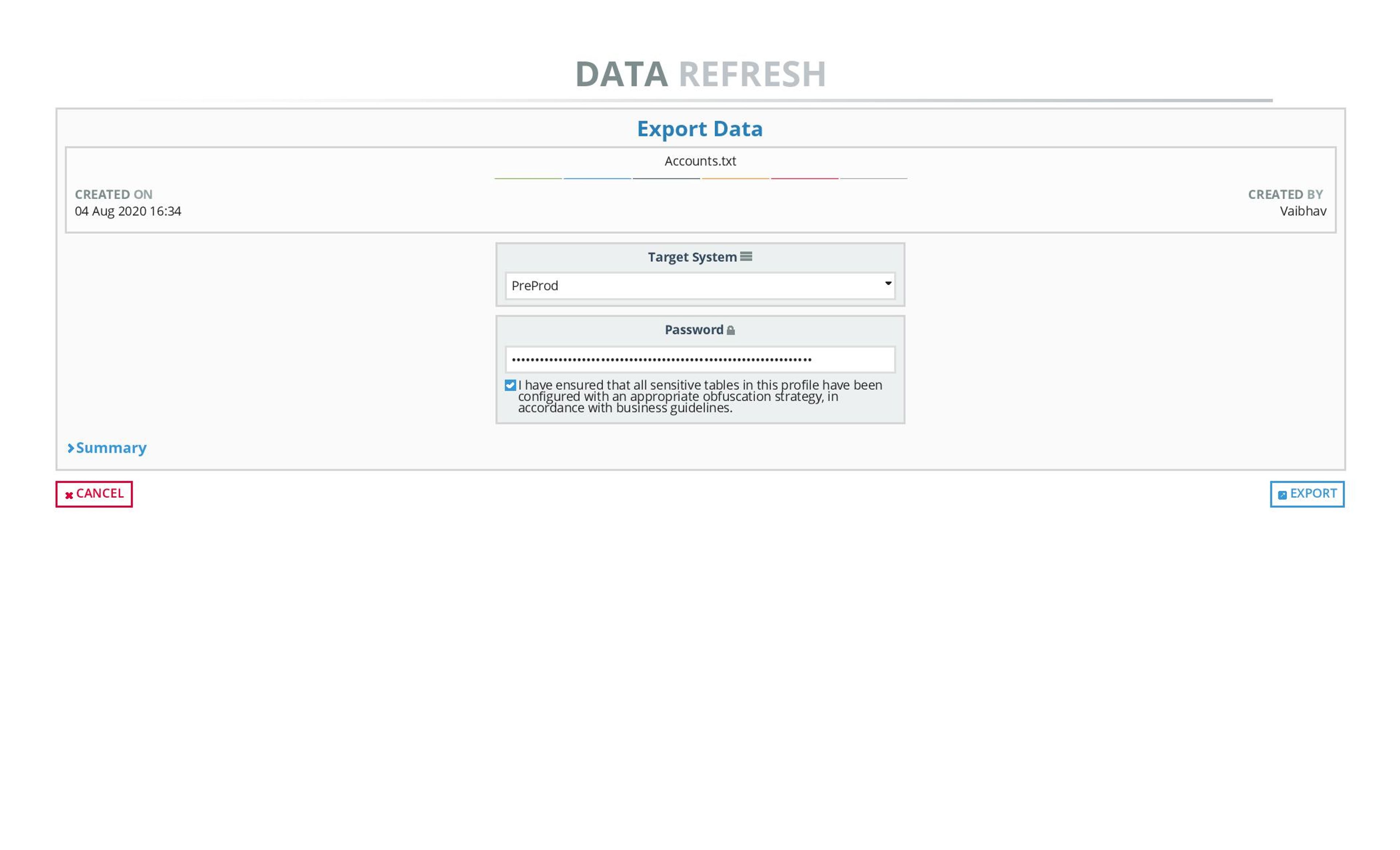 Data Refresh screenshot 4