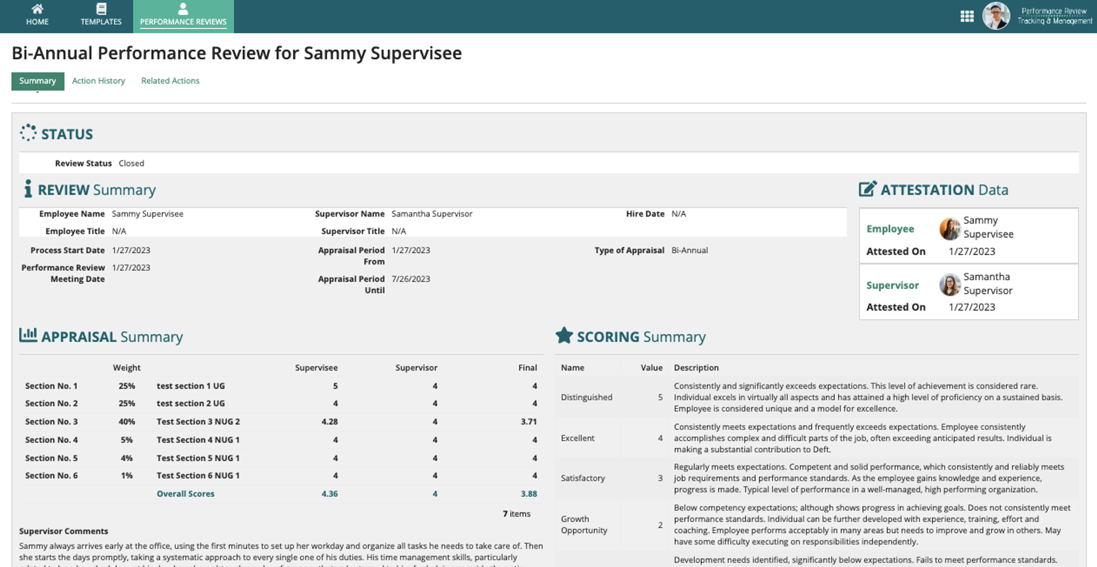Performance Review Tracking and Management (PRTM) screenshot 8