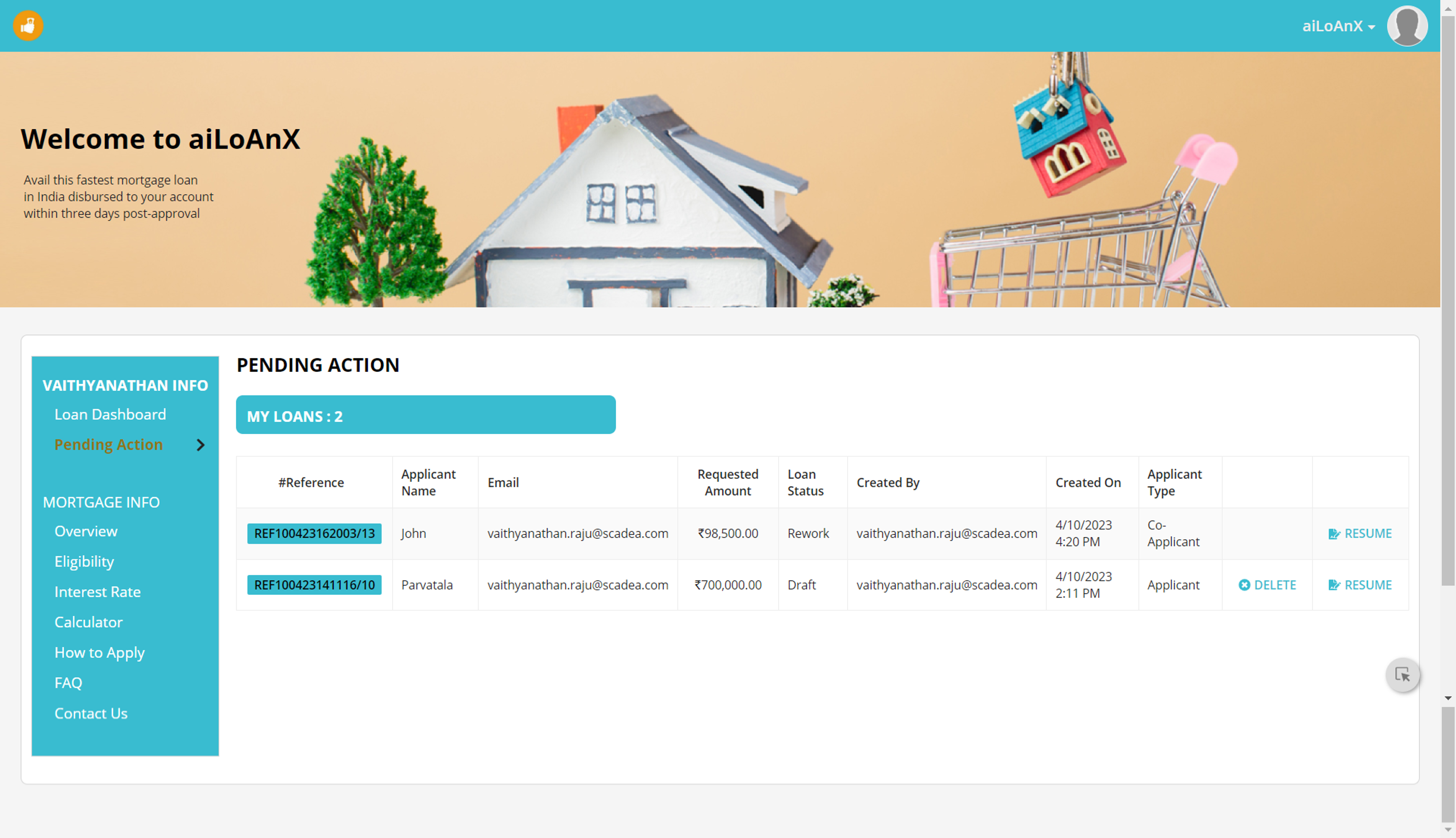 aiLoanX - Mortgage Workflow Management screenshot 27