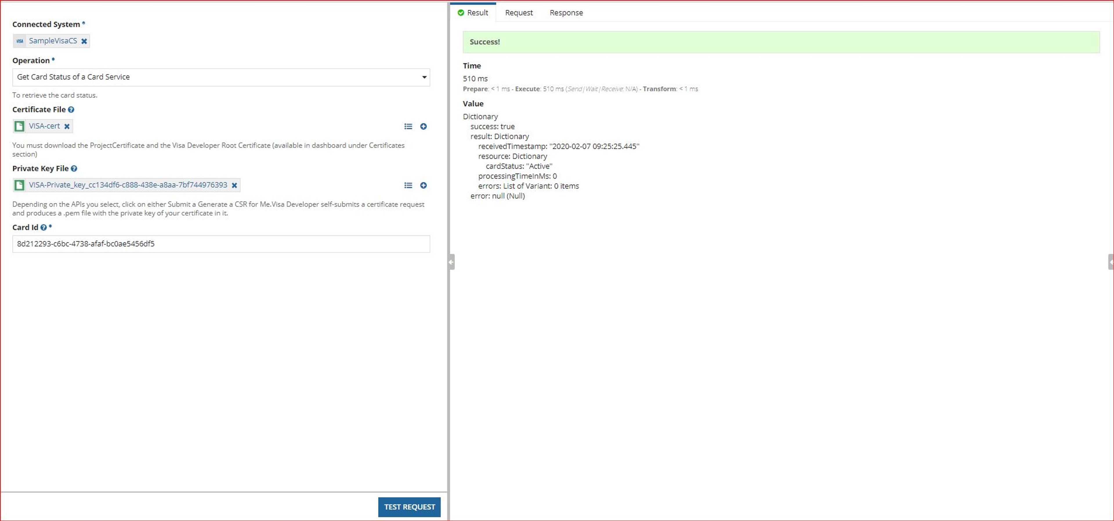 Visa Connected System screenshot 2
