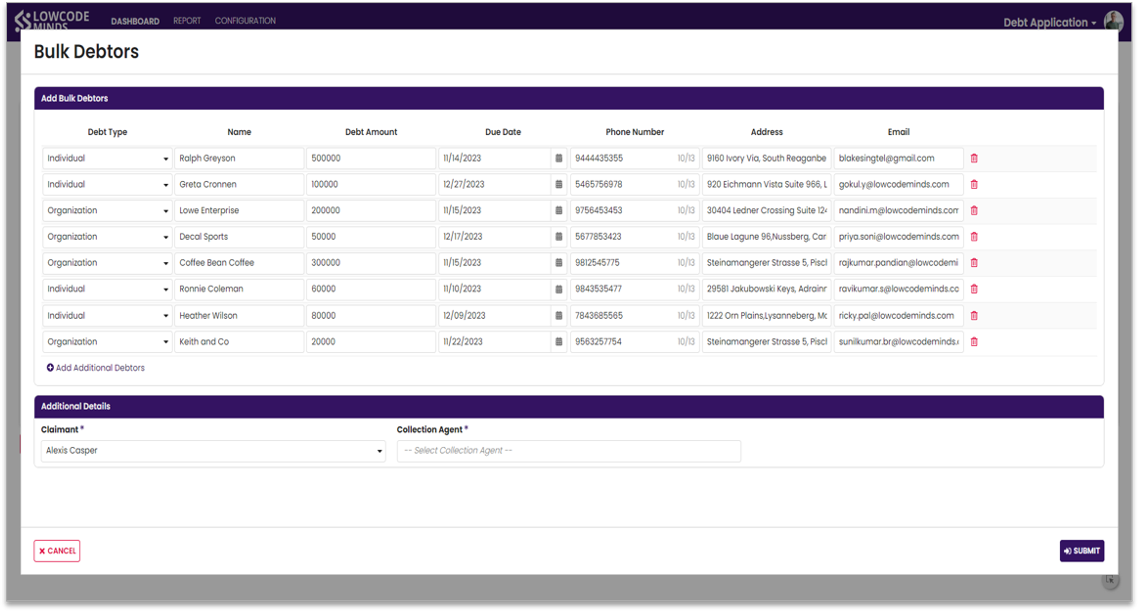 Lowcodeminds Recovr - Debt Collection Solution screenshot 2
