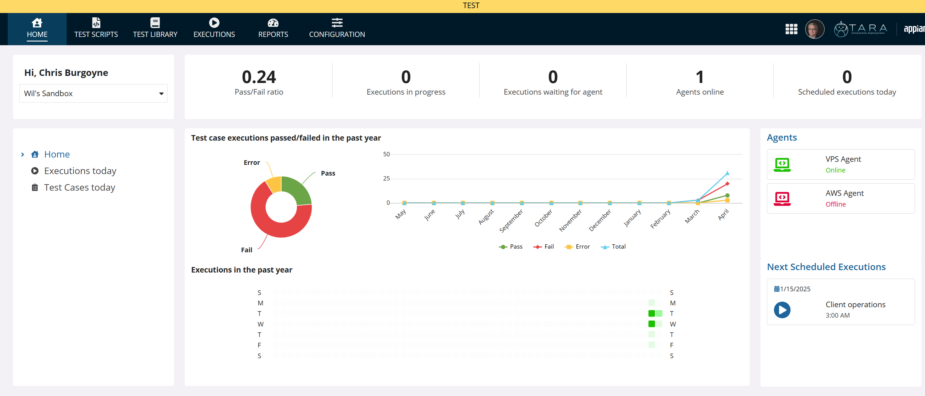 TARA - Testing Automation and Regression for Applications screenshot 1