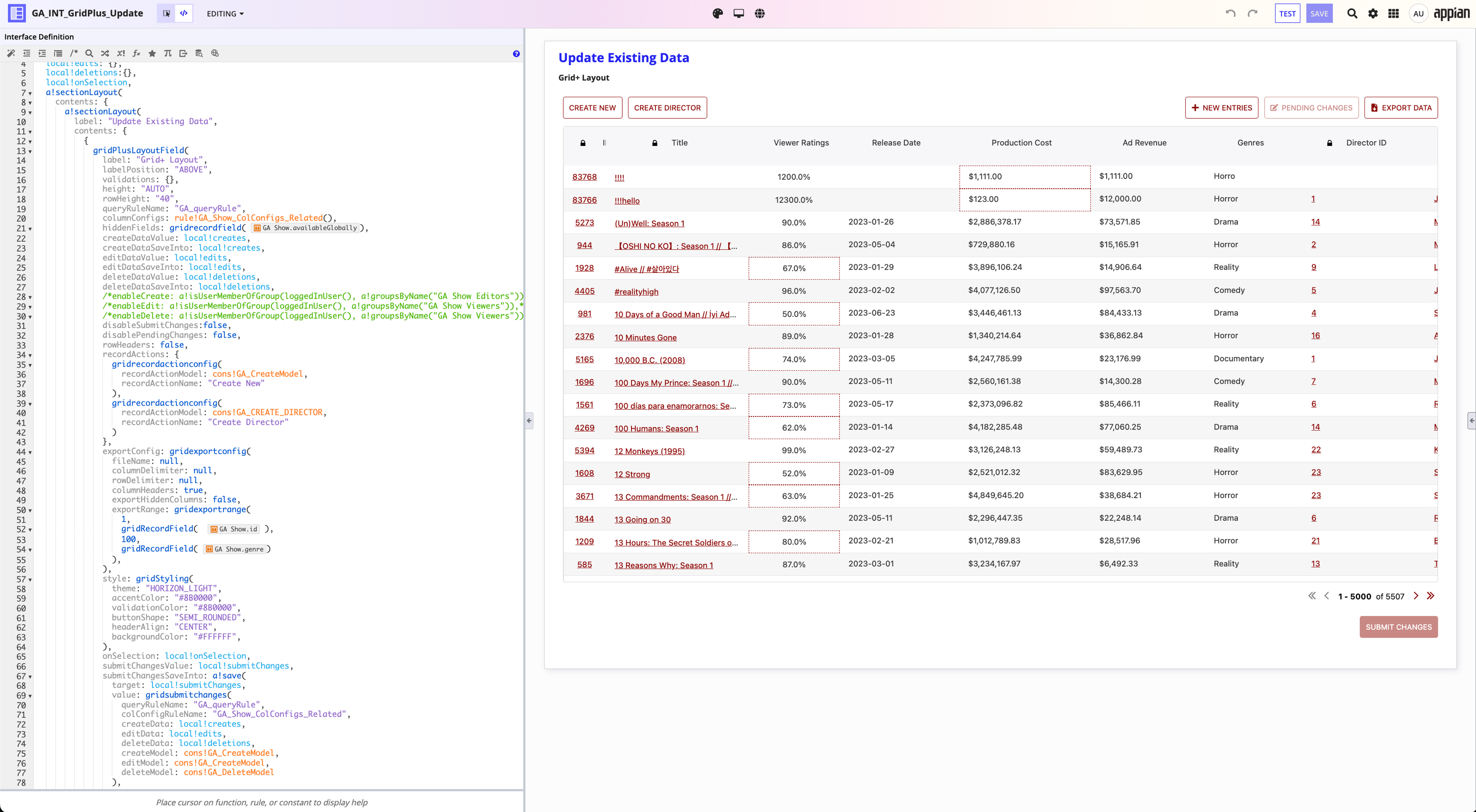 GridPlus Component Plug-In screenshot 2