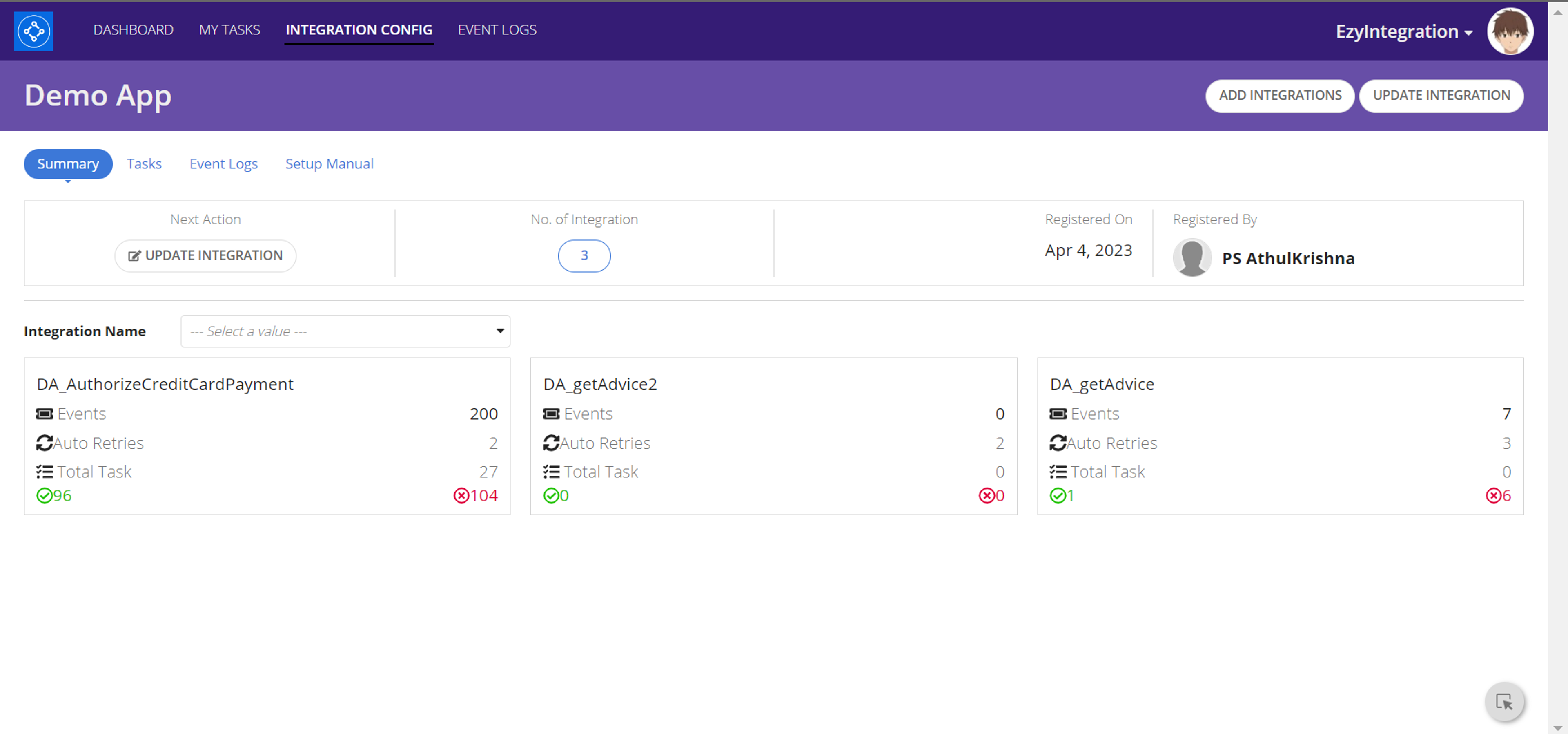 EzyIntegration screenshot 4