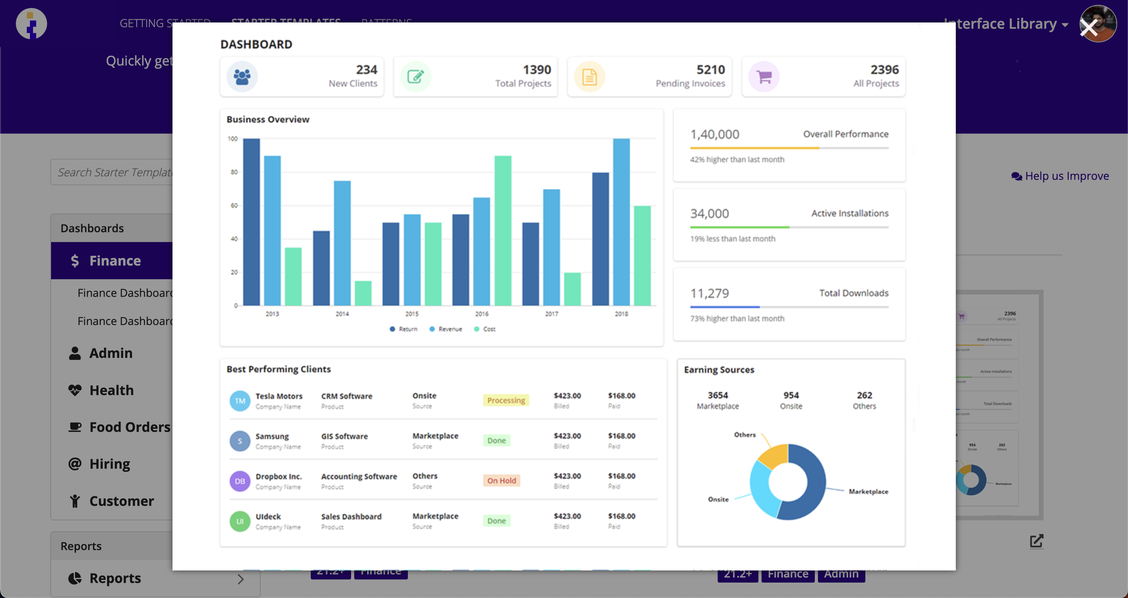 Interface Library screenshot 2