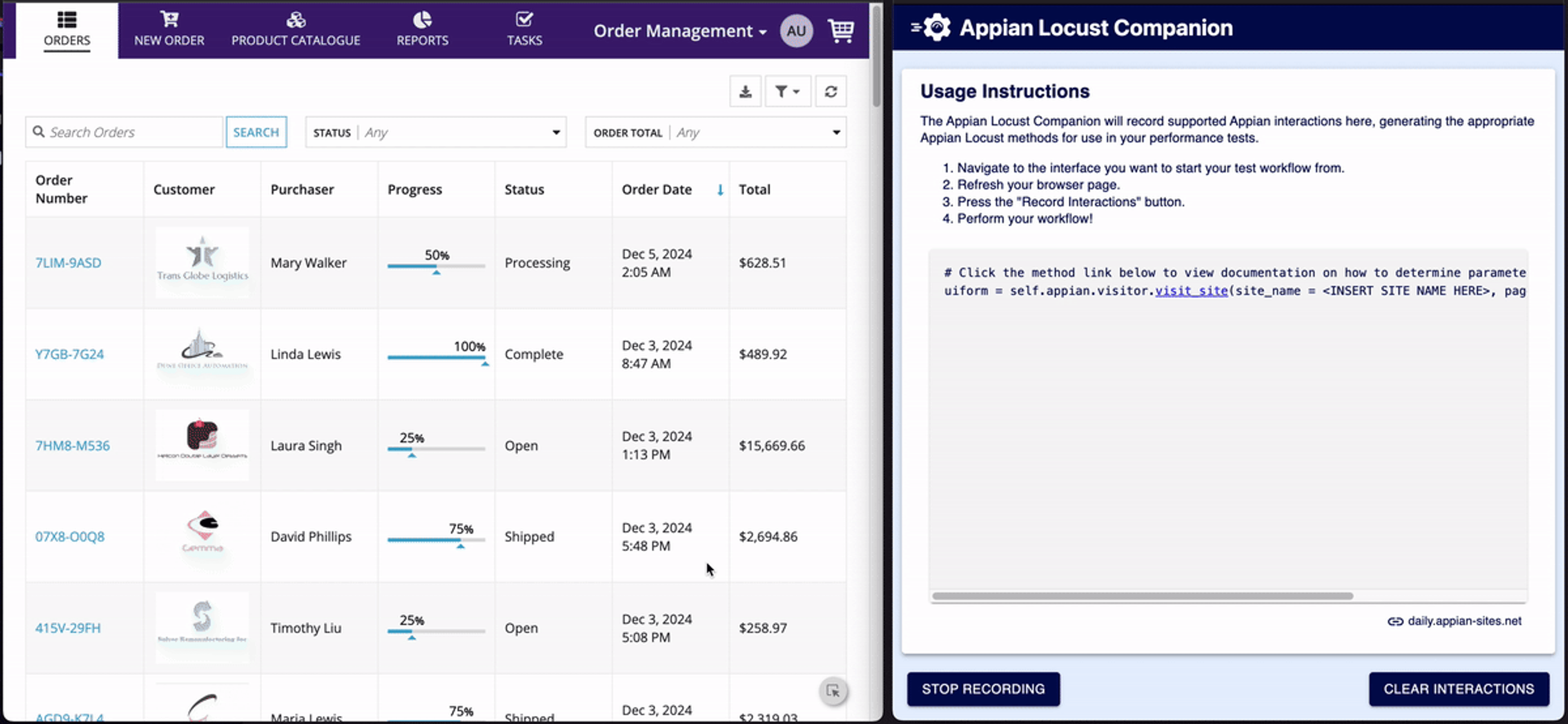 Appian Locust Companion screenshot 1