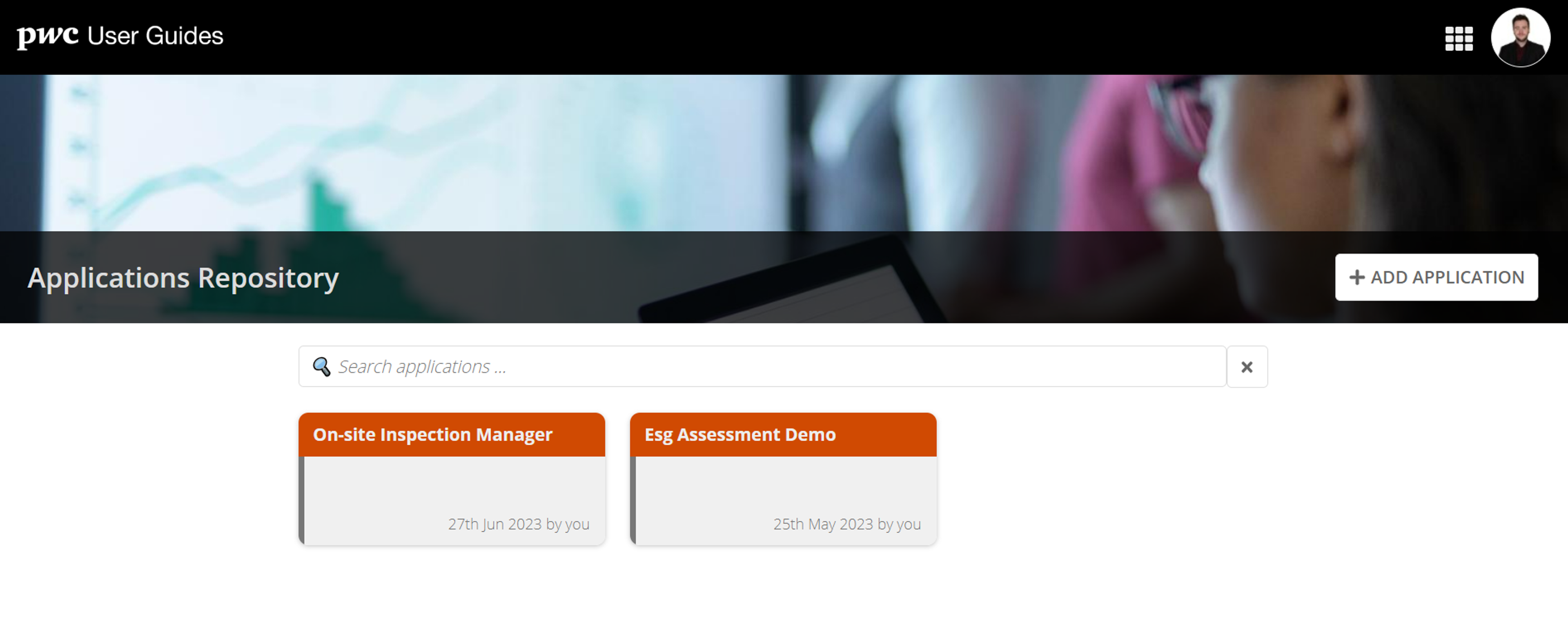 Application User Guides screenshot 1