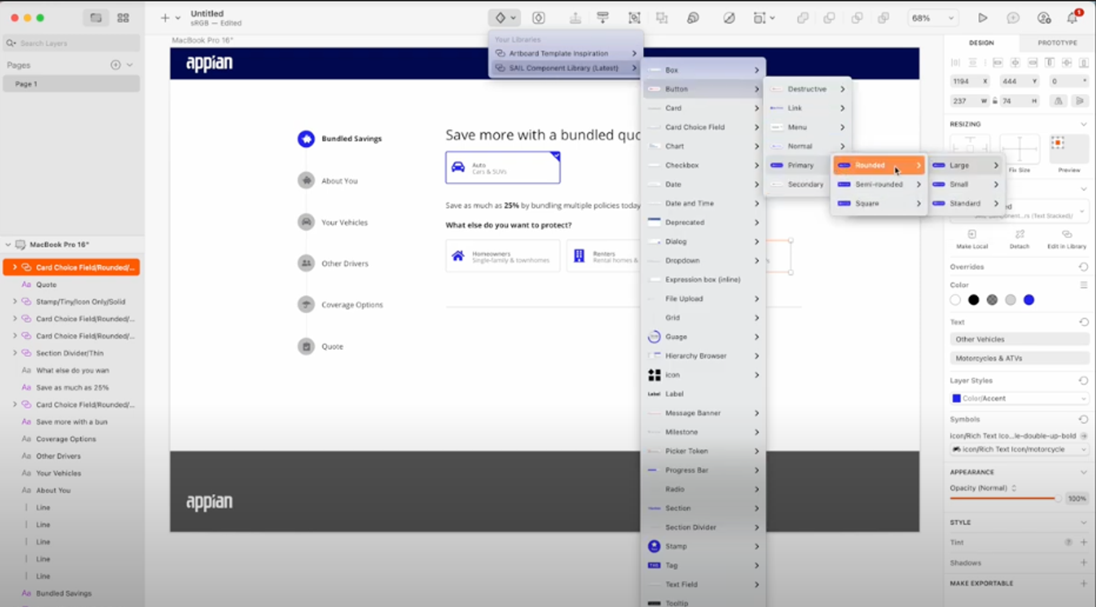 Sketch Appian Library screenshot 4
