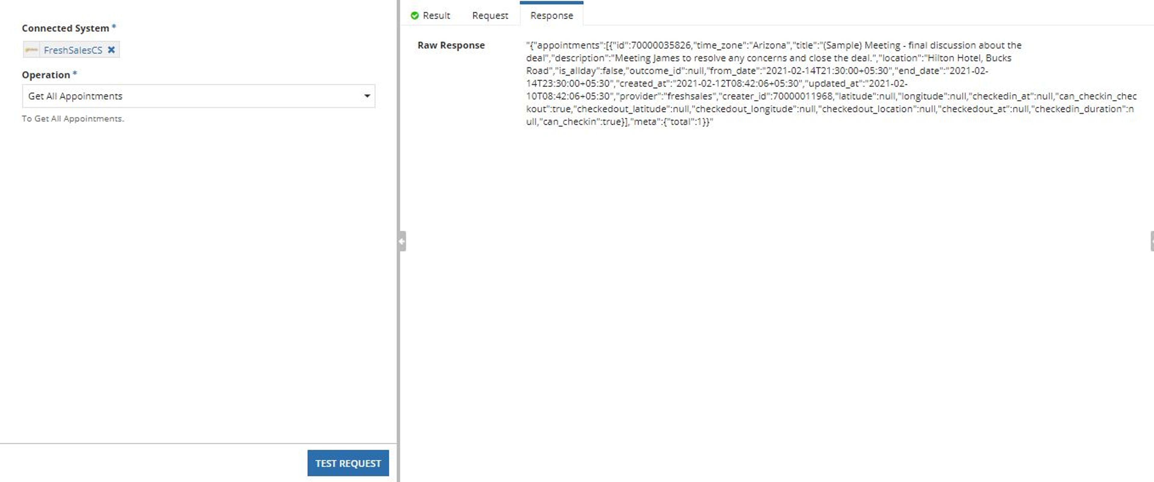 Freshworks CRM Connected System screenshot 4