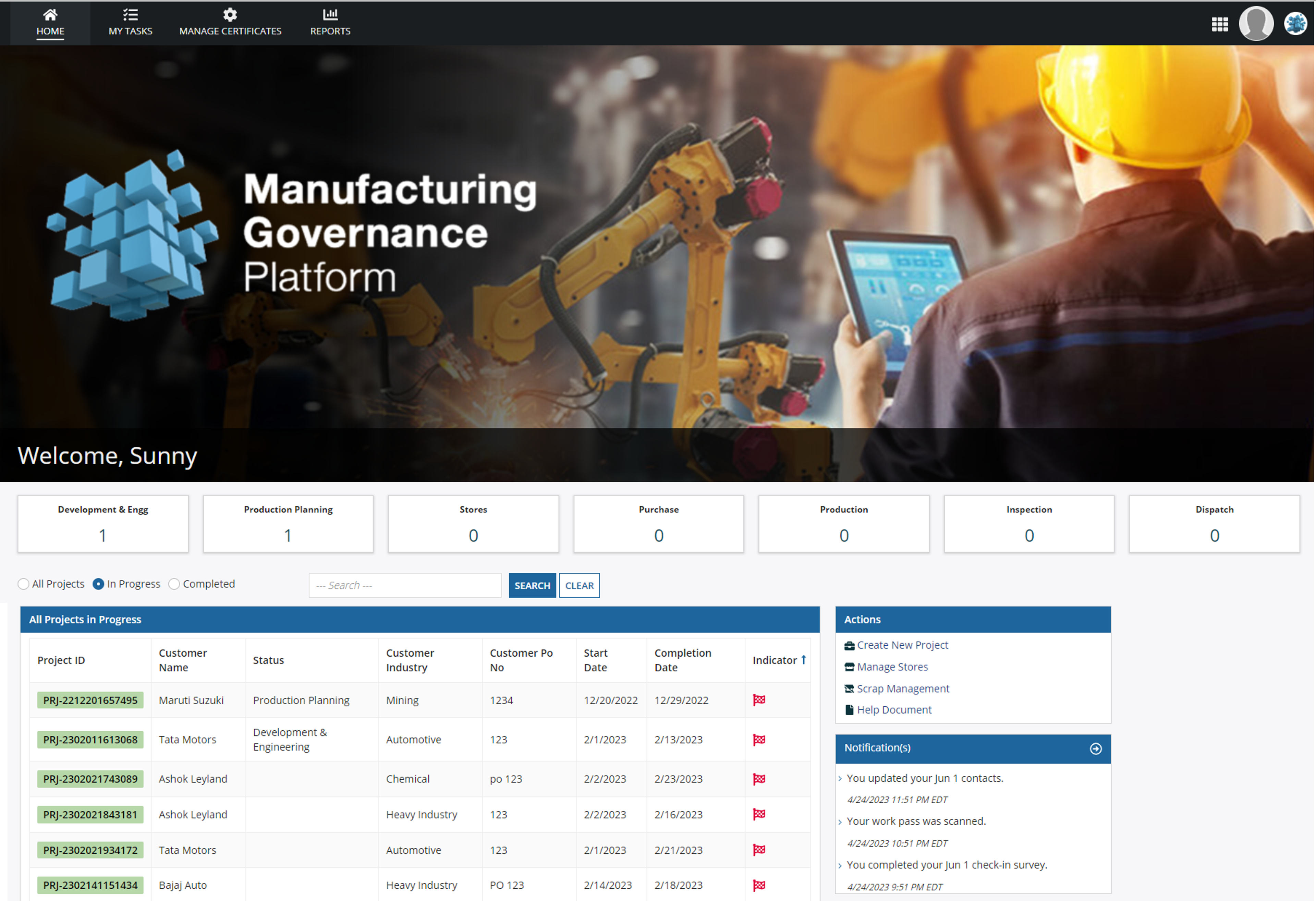 Manufacturing Governance Platform (MGP) screenshot 15