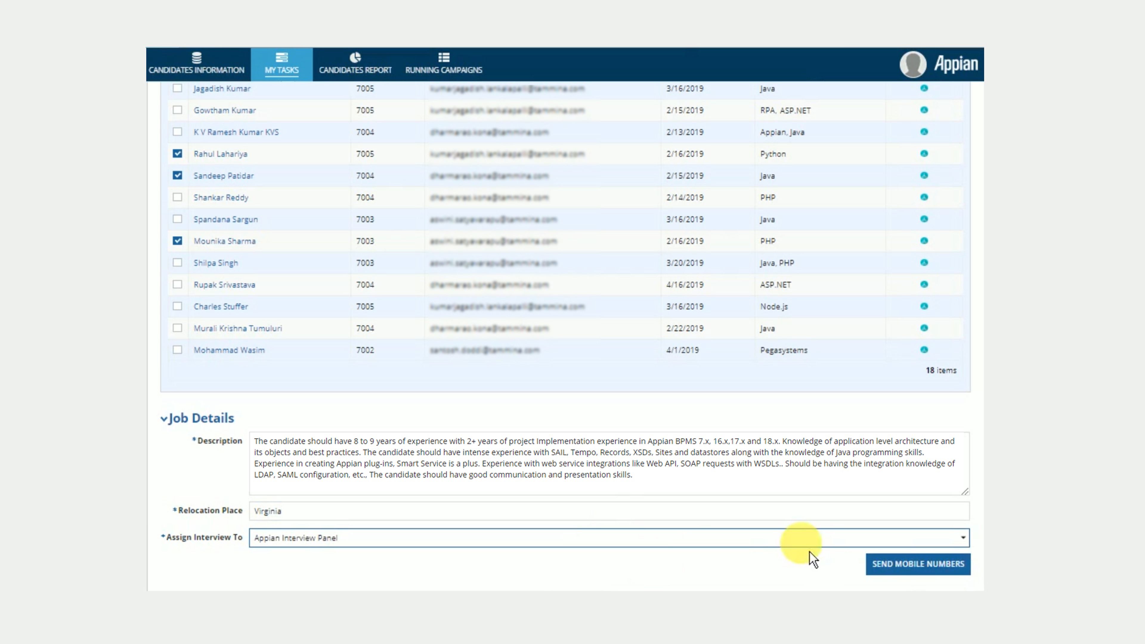 Intelligent Recruitment Process screenshot 2