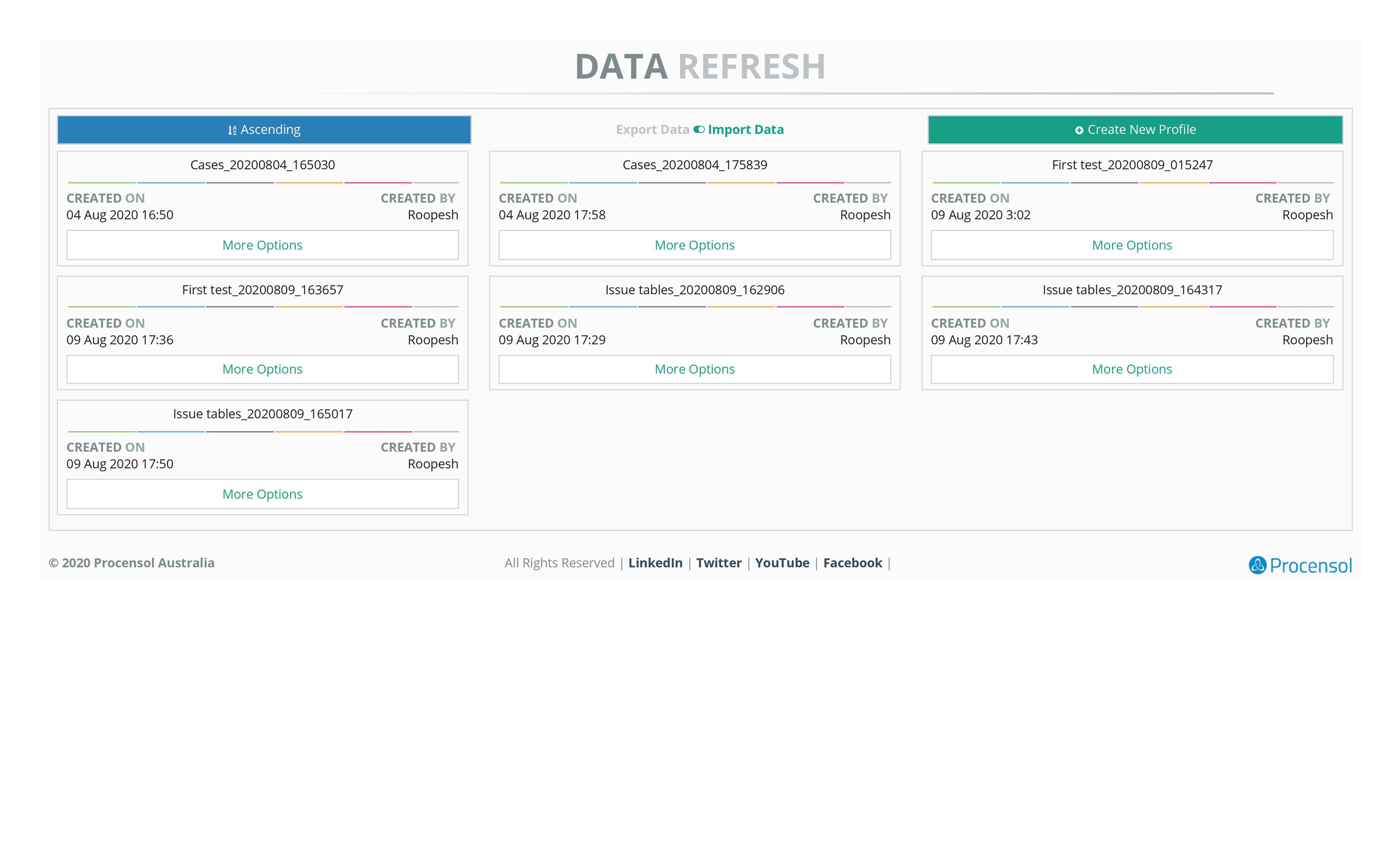Data Refresh screenshot 5