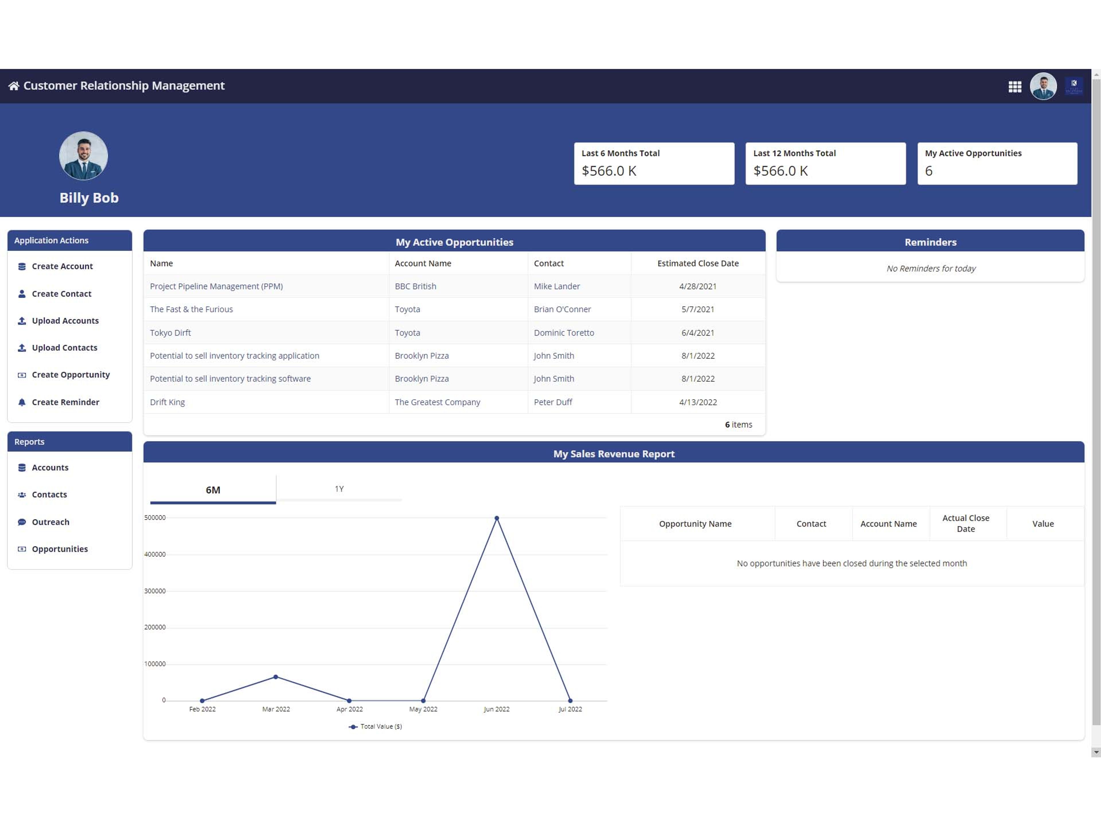 Kilby Solutions' Customer Relationship Manager Application screenshot 8