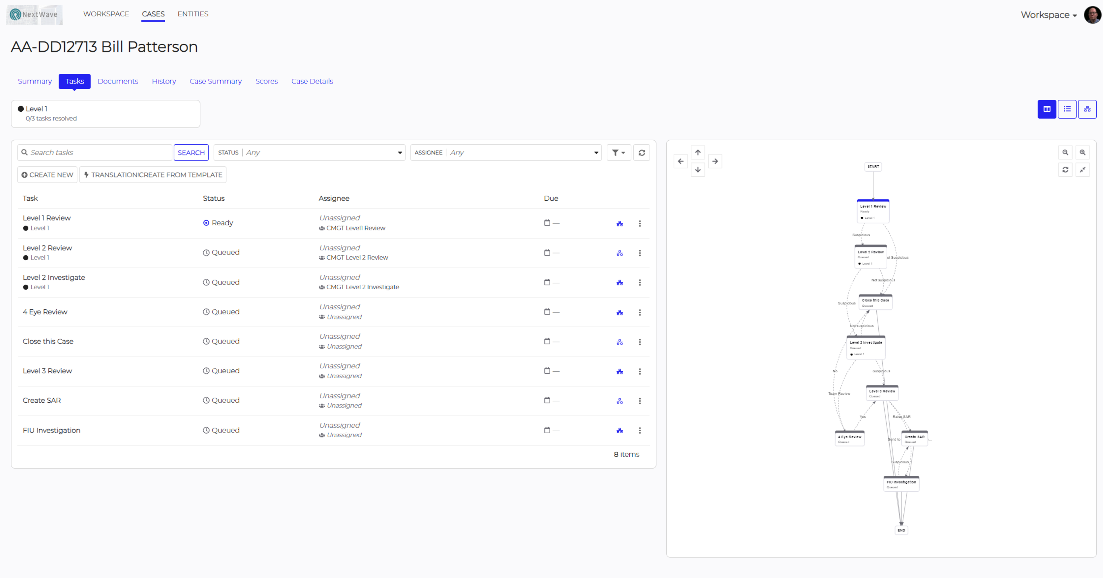 Quantexa Case Manager screenshot 4