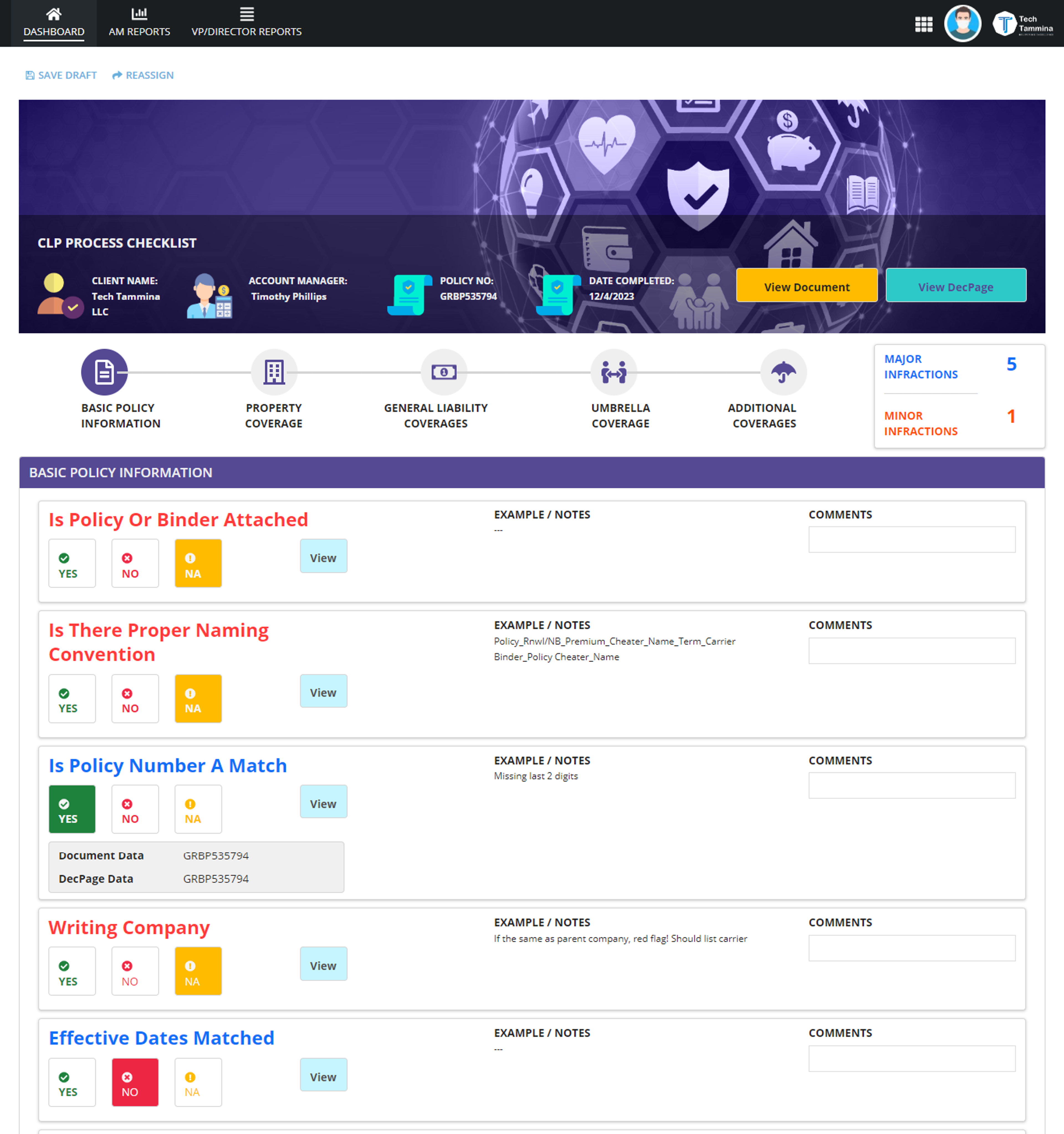 Insurance Policy Checking Automation screenshot 4