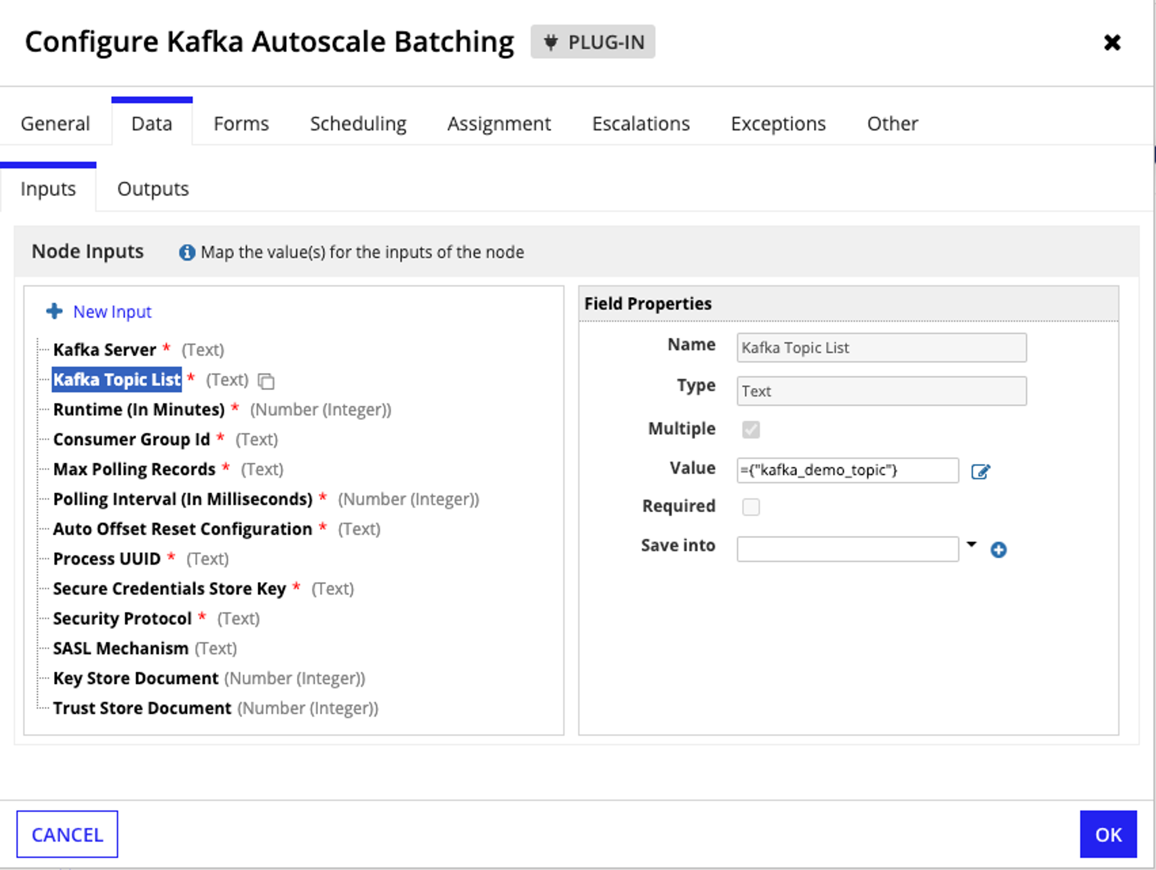 Kafka Direct to Autoscale Plugin screenshot 1