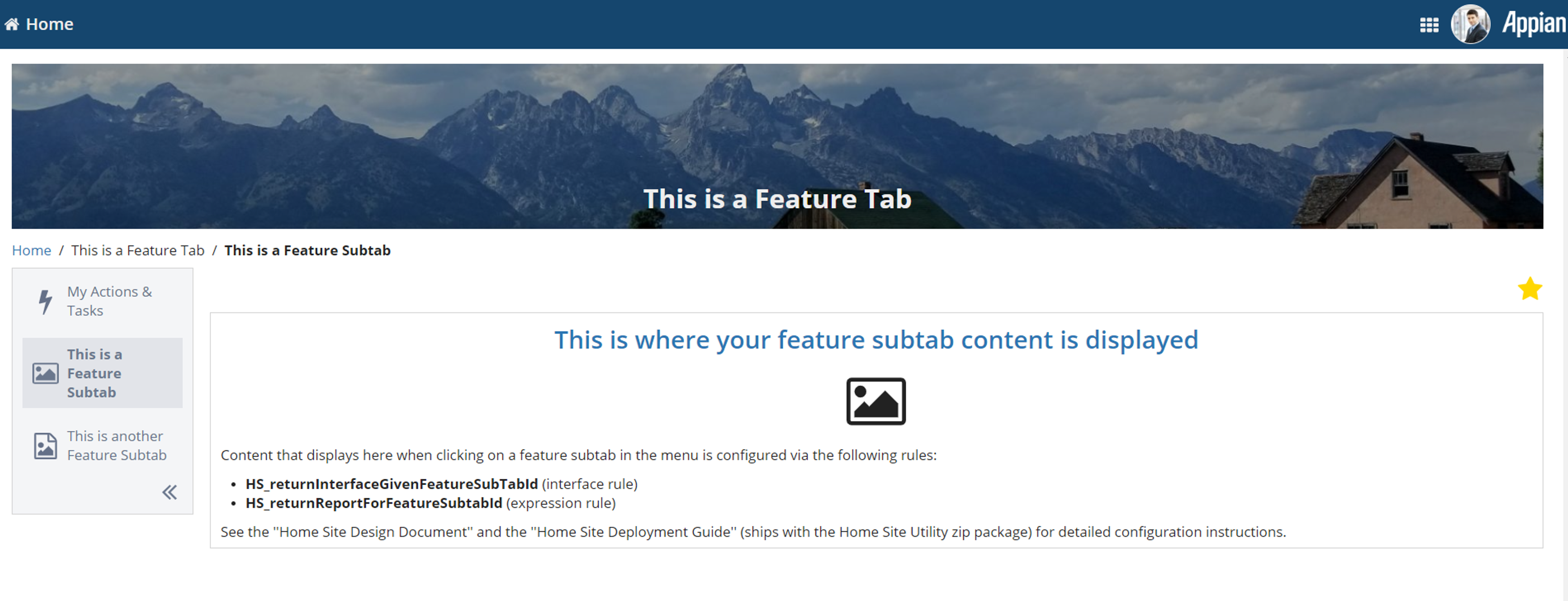 Home Site screenshot 5