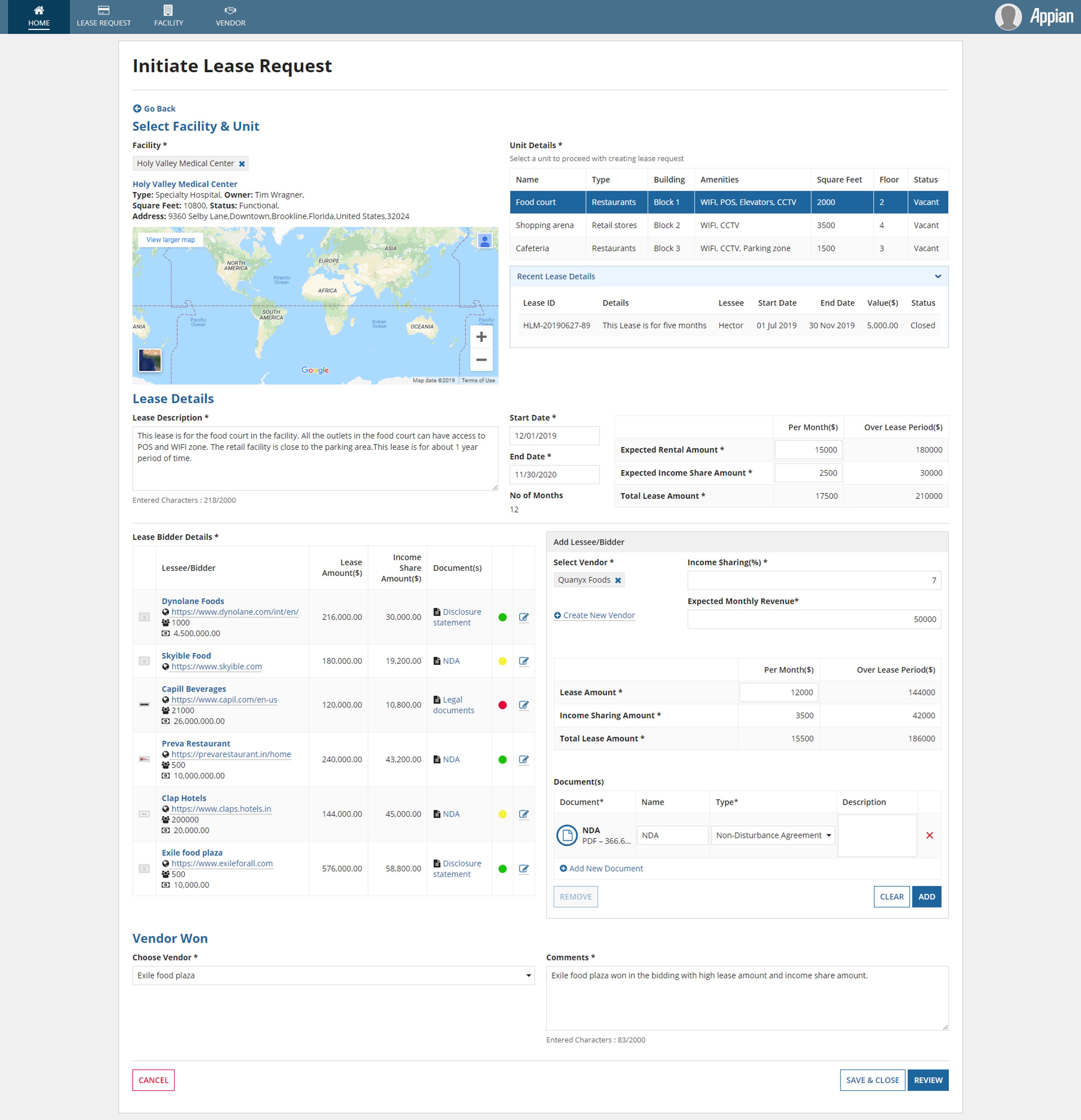 Hospital Lease Management screenshot 6