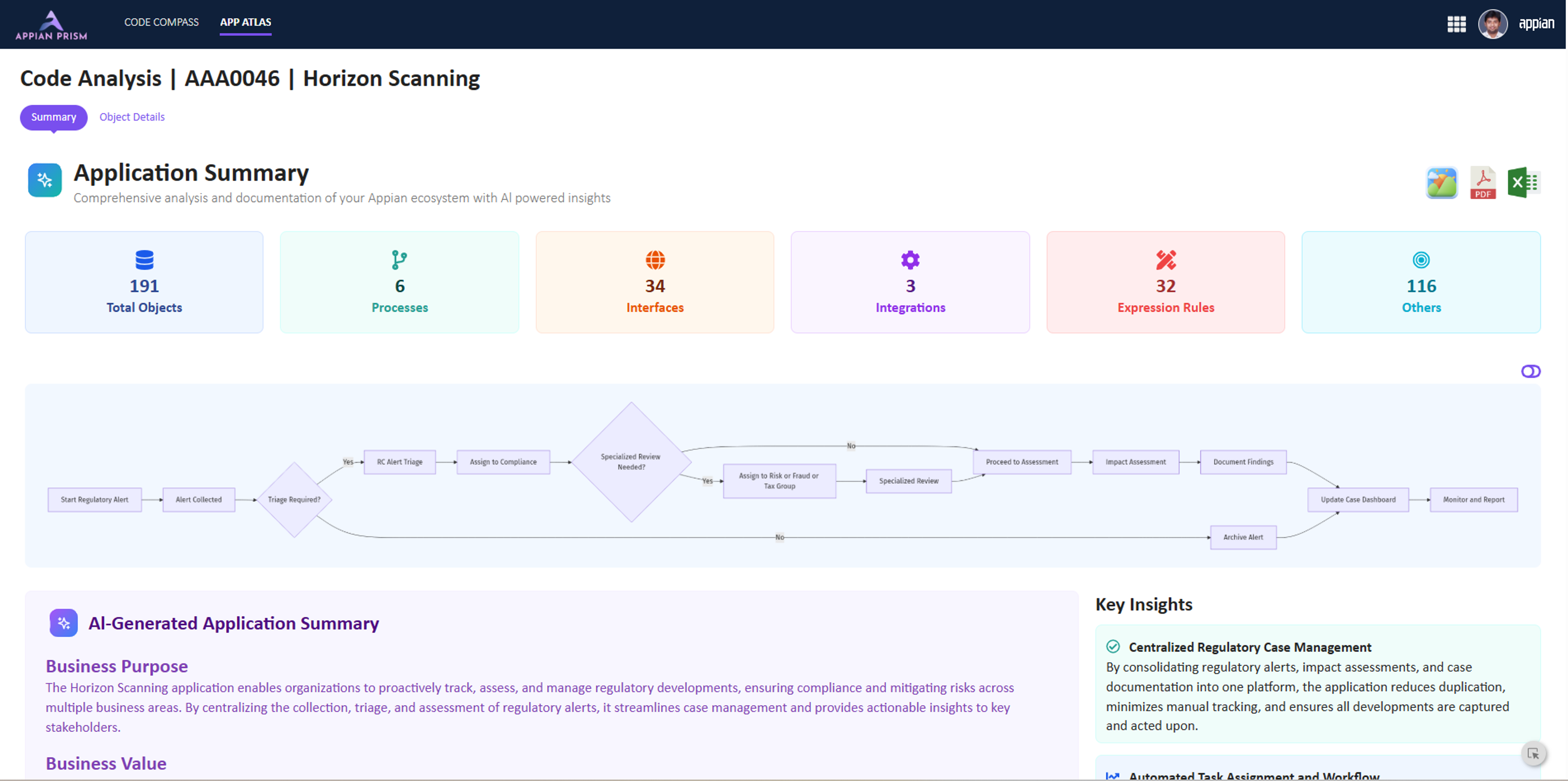 App Atlas (AI-powered Appian reverse-engineering) screenshot 5