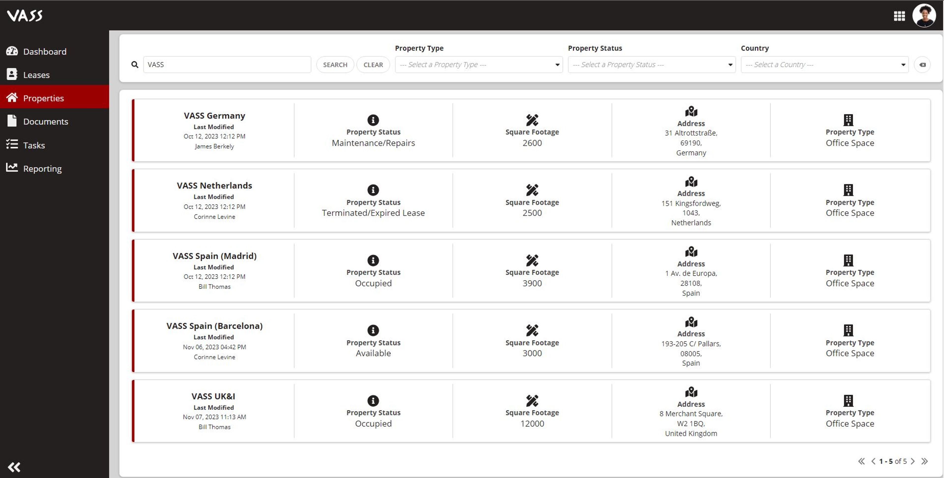 Commercial Lease Management (CLM) screenshot 5