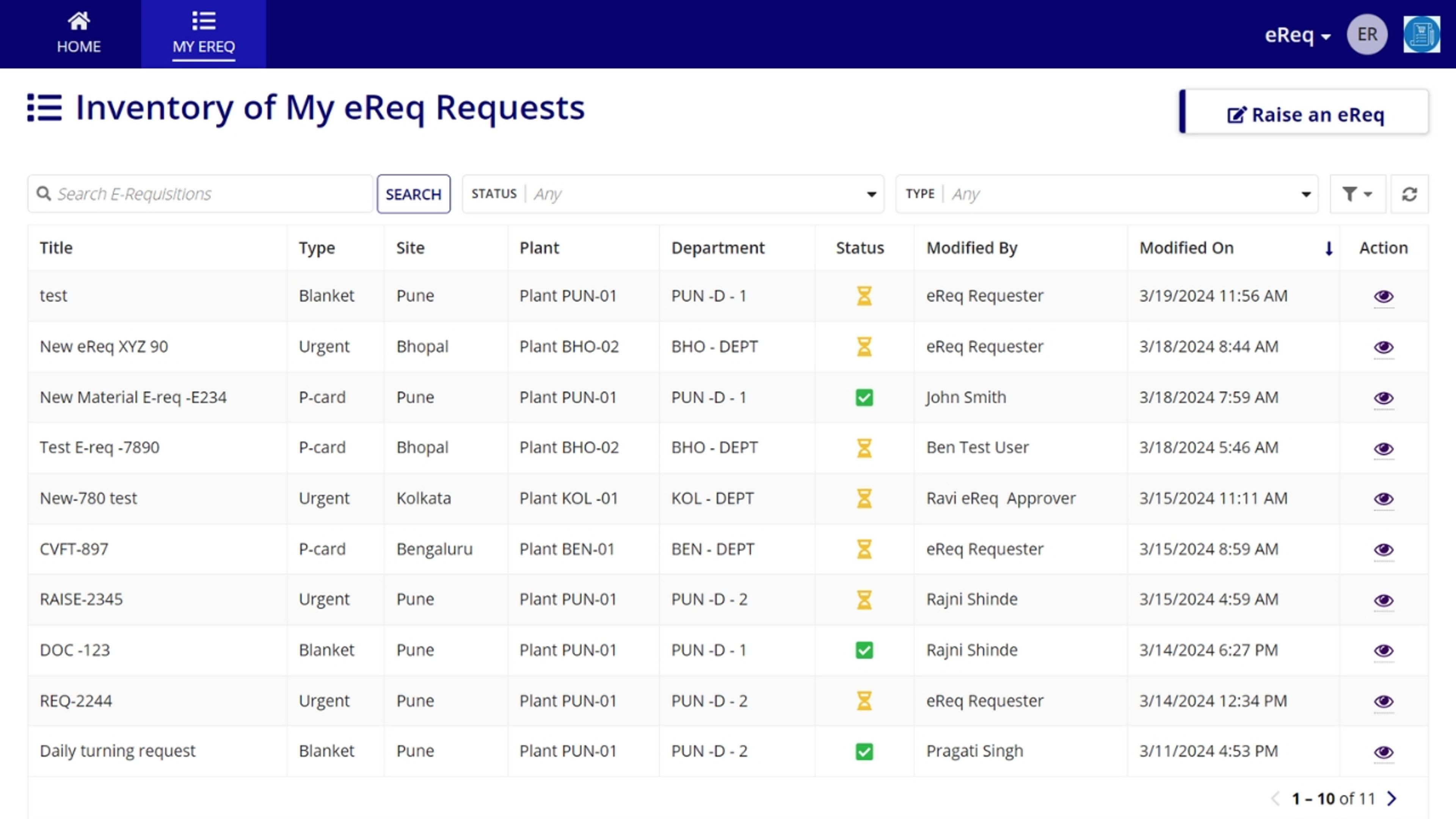 eReq - Requisition Management System screenshot 8