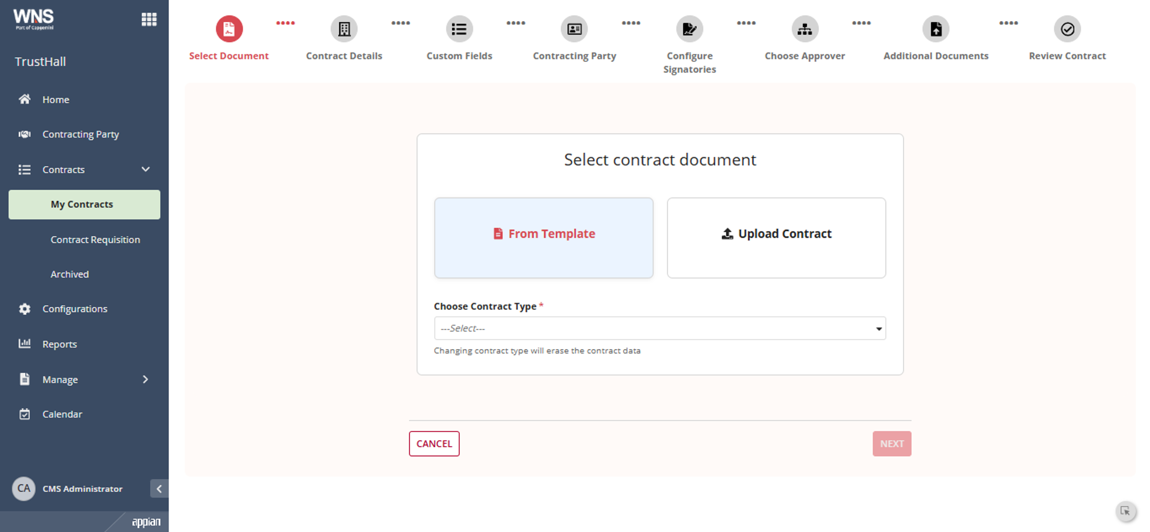 TrustHall - Contract Management System screenshot 3