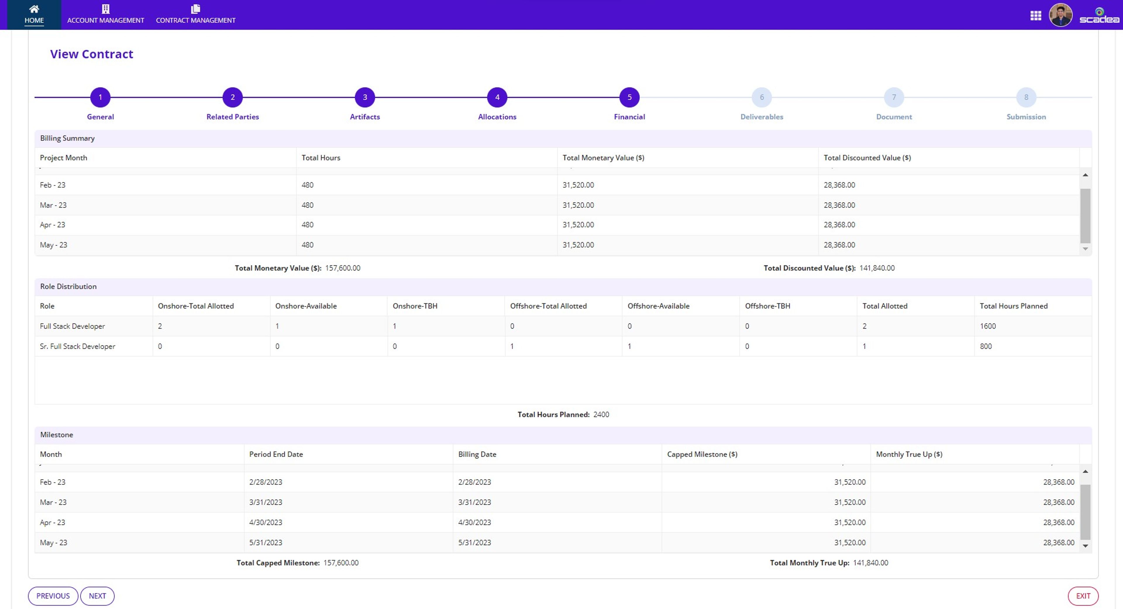 ContraX - Contract Management System screenshot 2