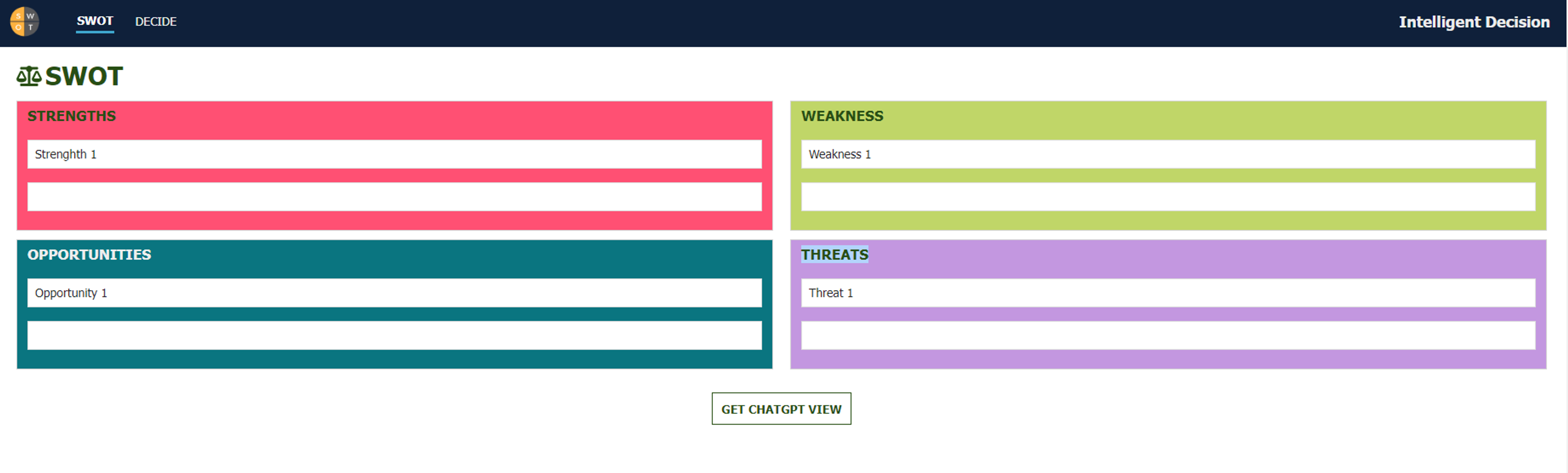 Intelligent SWOT Analysis  screenshot 1