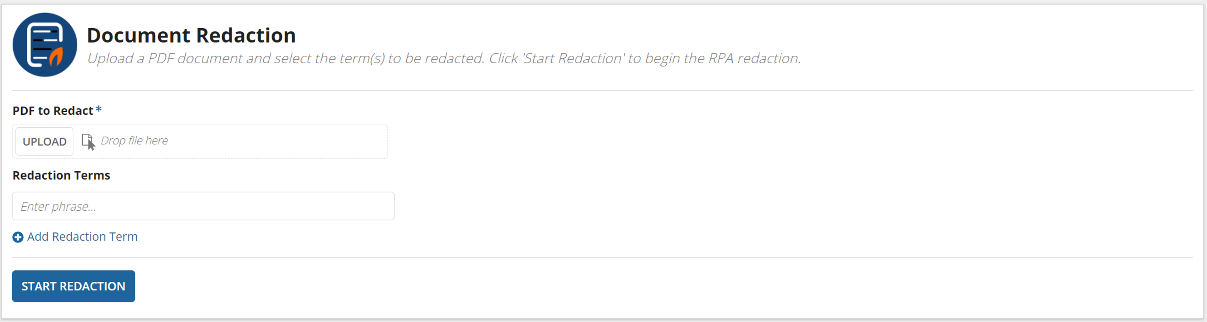 Document Redaction Component screenshot 4